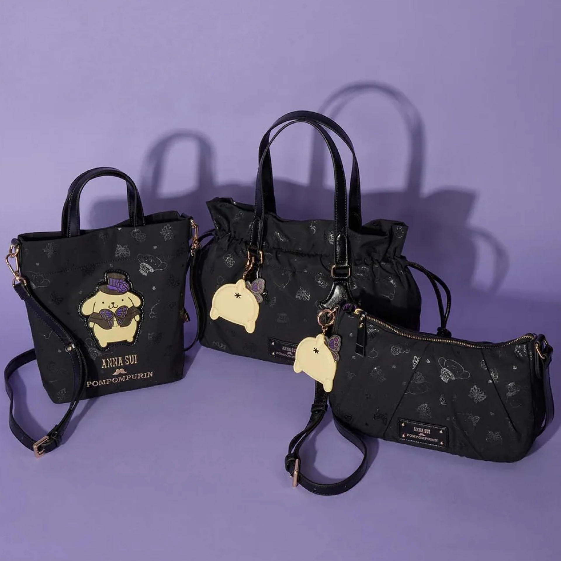 日本預訂📍日本Anna Sui x 布甸狗得意系列 - 手袋 不包郵