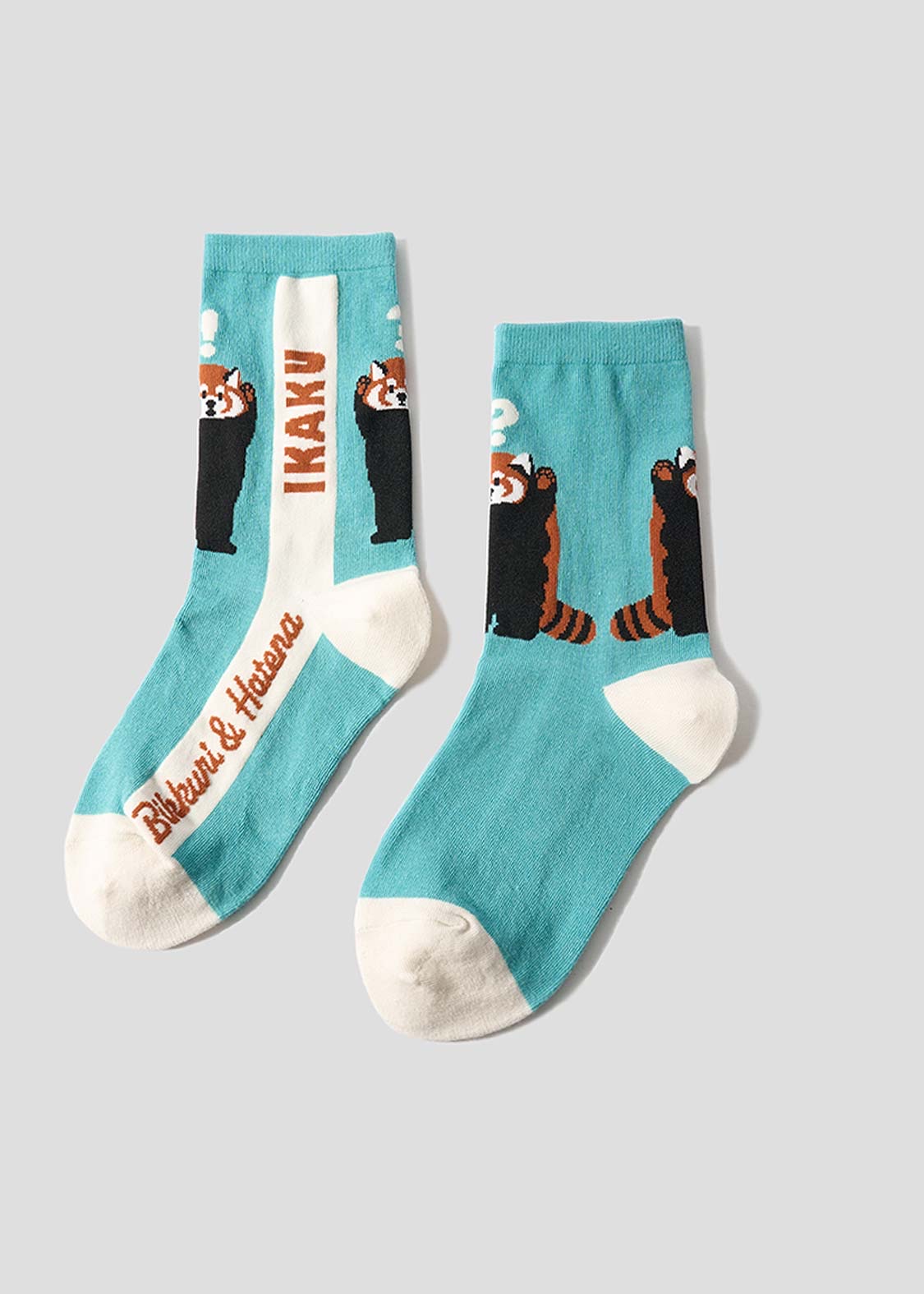 📦訂購 日本限定 graniph IKAKU Red Panda 小熊貓 中筒襪