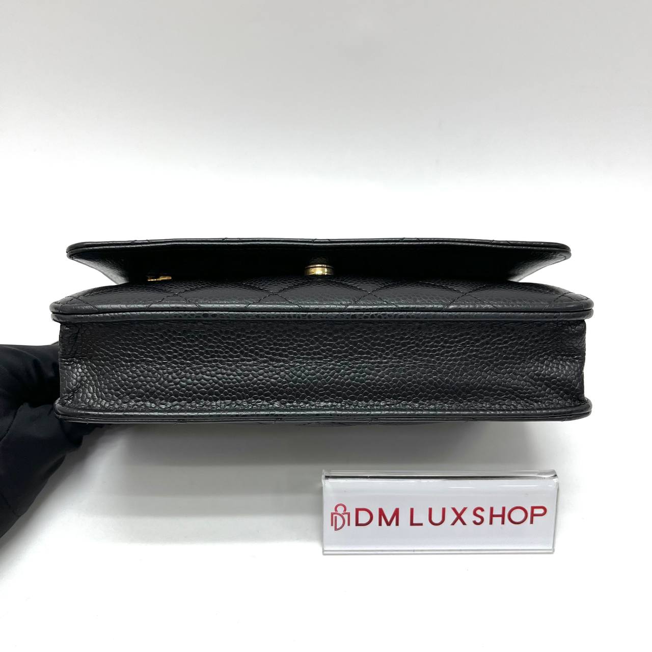 Chanel Black Caviar Classic Flap WOC (Microchip)