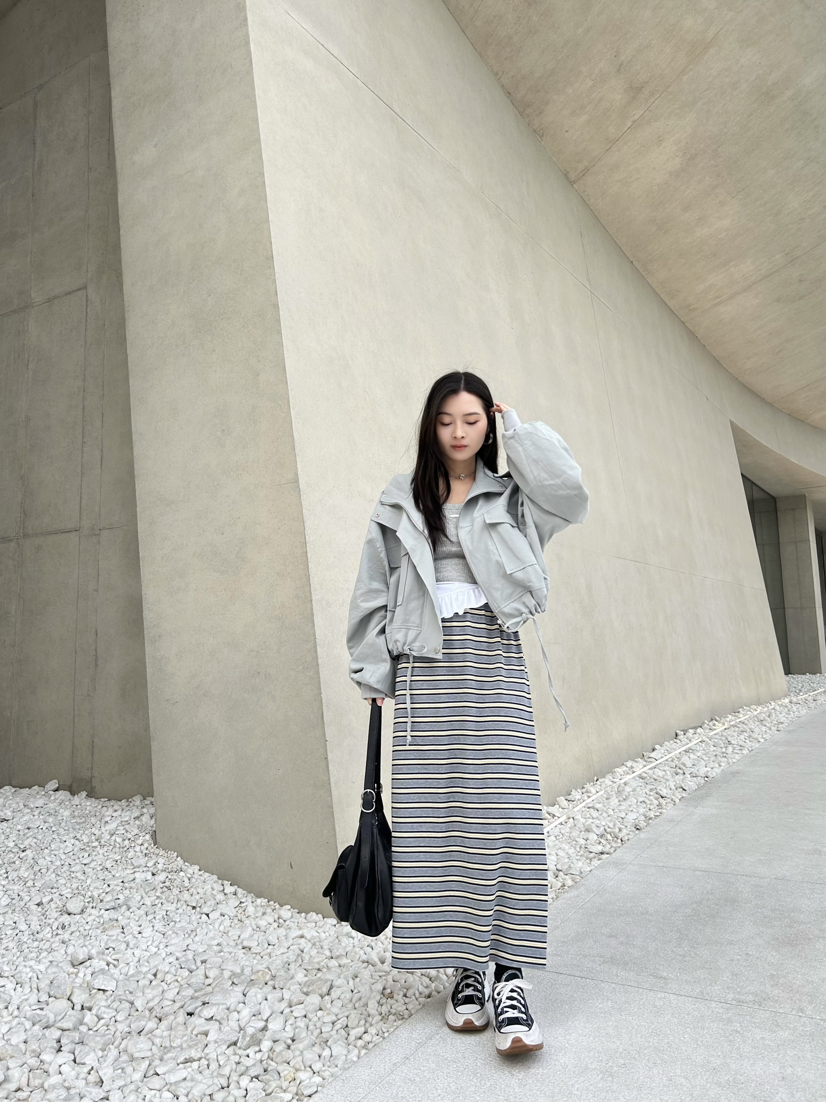 J68 雙袋束腳外套