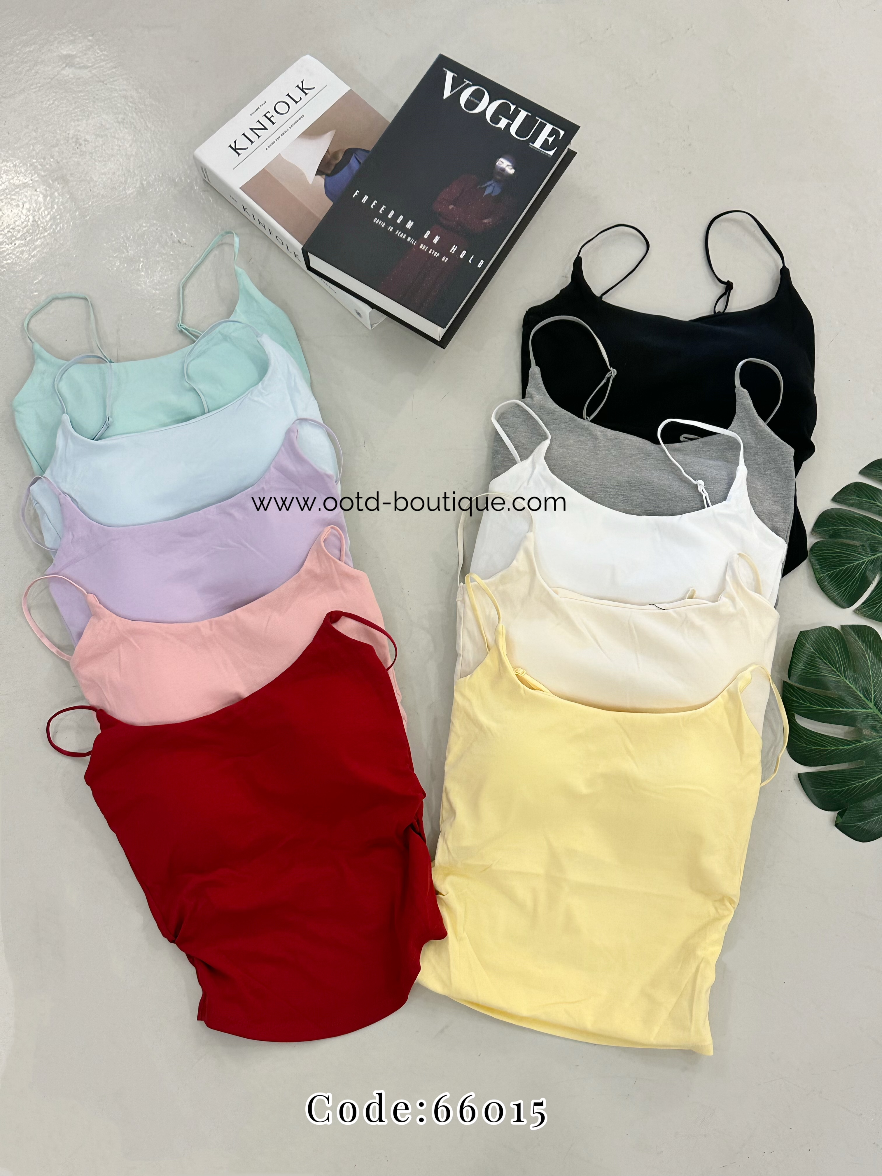 66015 Padded Top 日常必备胸垫背心
