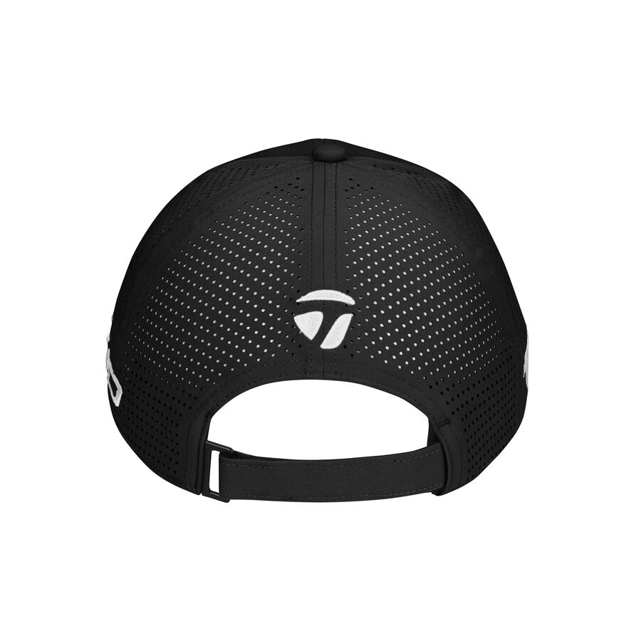TAYLORMADE Qi4D TOUR LITETECH CAP 男士高爾夫球帽 - 黑色