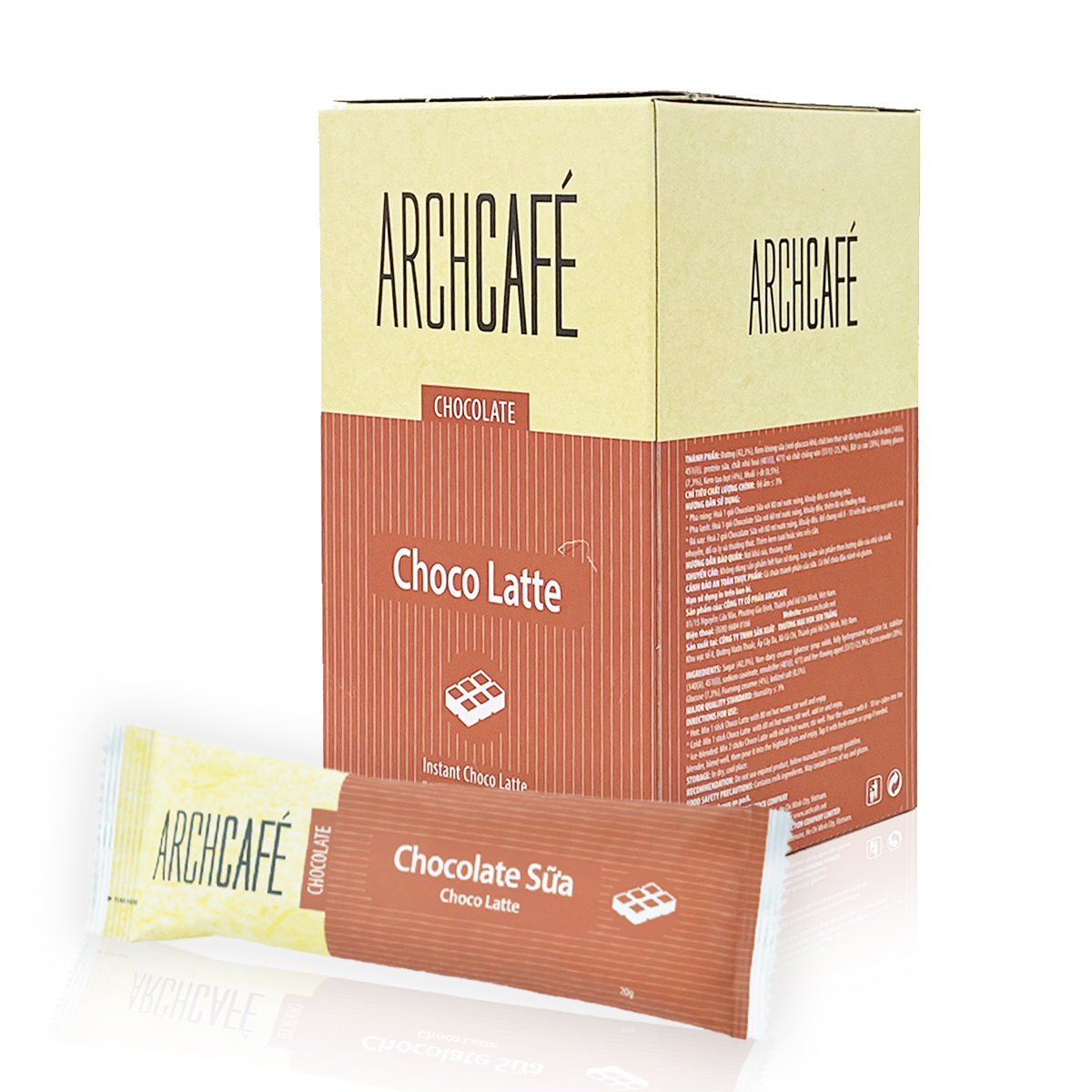 Archcaff正宗越南咖啡牛奶巧克力20克X12條