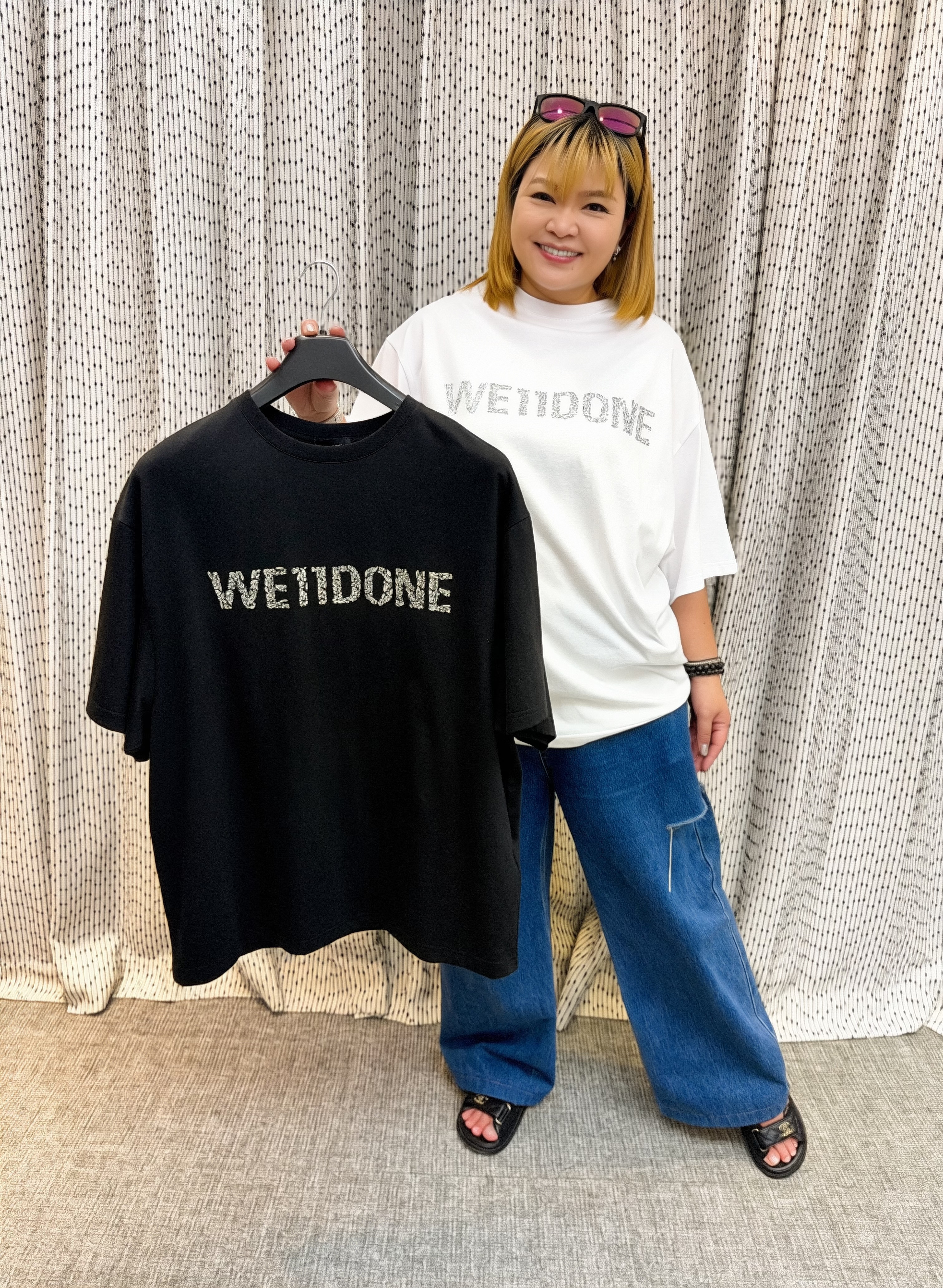 We11done閃石logo T-shirt 