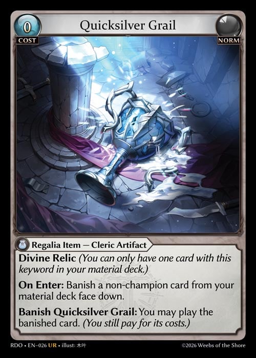 Quicksilver Grail / RDO-026 (UR)