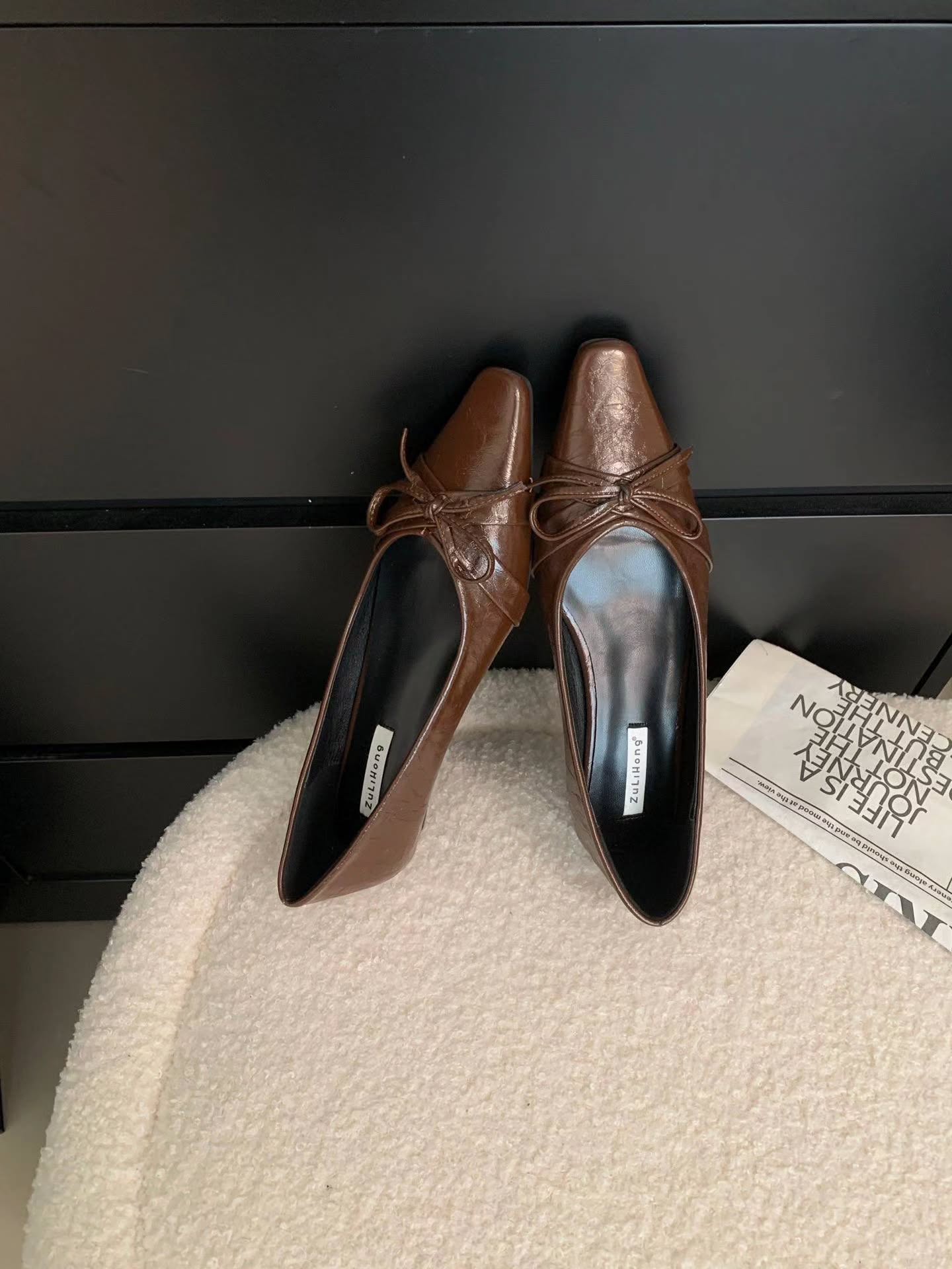 163-2 法式尖头单鞋 🇨🇳