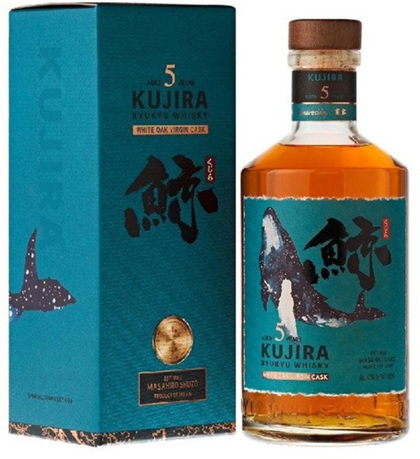 鯨5年沖繩白橡木桶威士忌 KUJIRA Okinawa Whisky 5 Years Old White Oak Virgin Cask 43% 700ml
