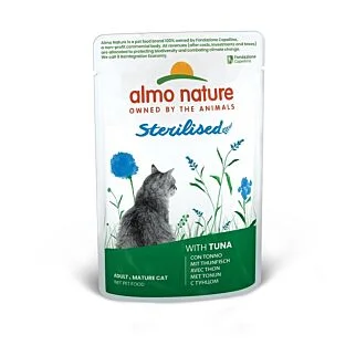 Almo Nature Functional Sterilised 吞拿魚 絕育貓鮮包 70gx30