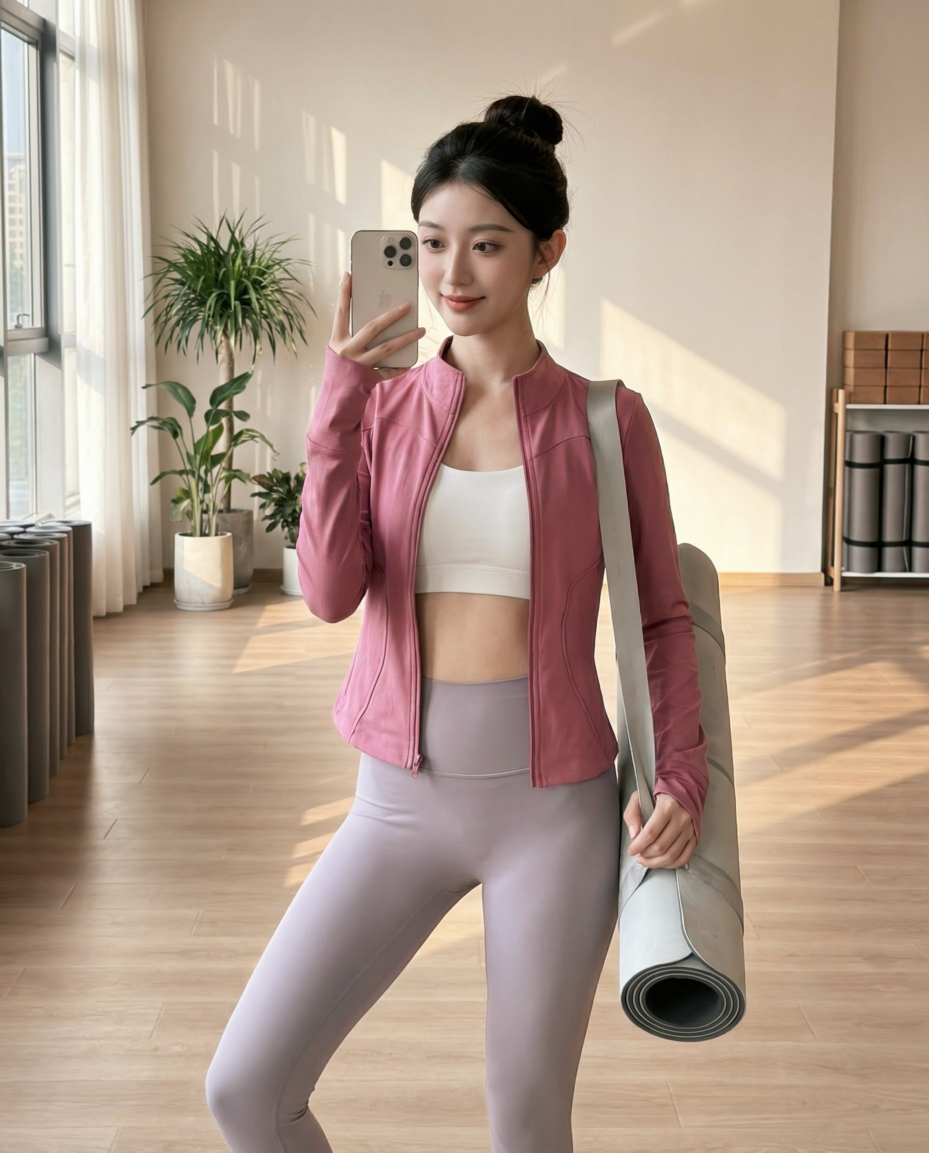 收腰顯瘦速乾瑜伽外套