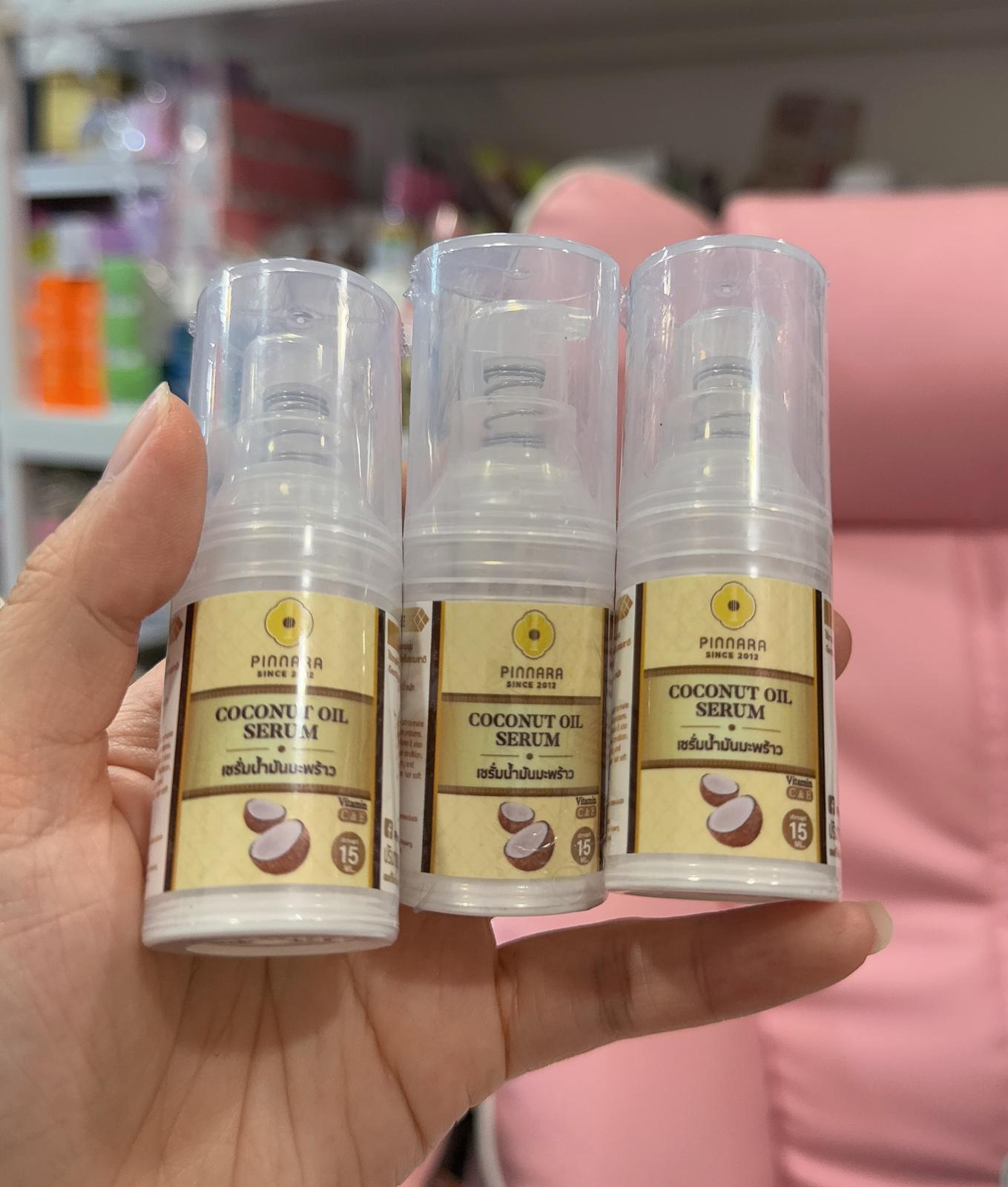 Pinnara椰子油精華液15ml(旅行裝)