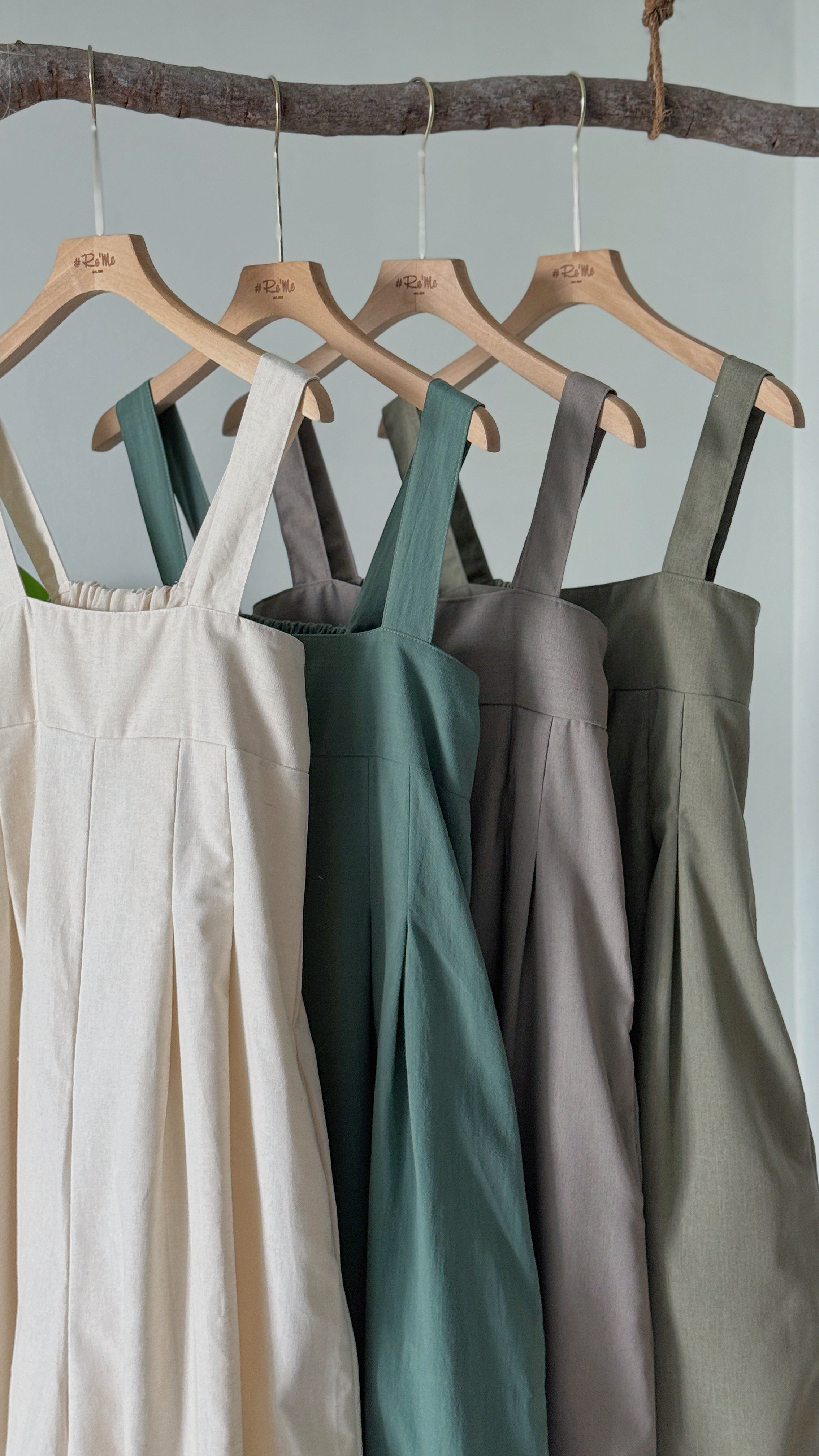 日系阔腿松弛感连身裤