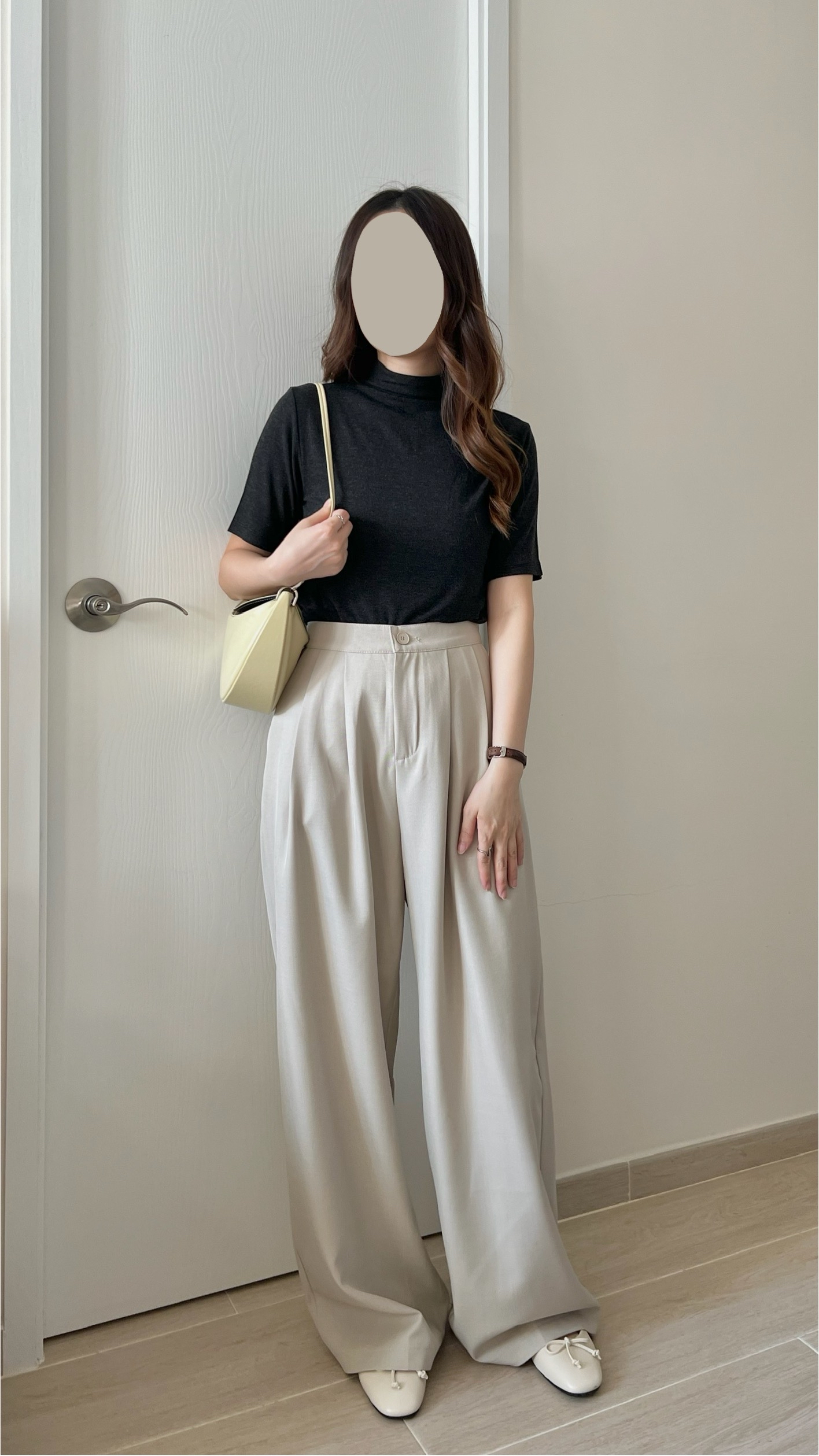 彈性好樽領薄tee 日常款 現貨