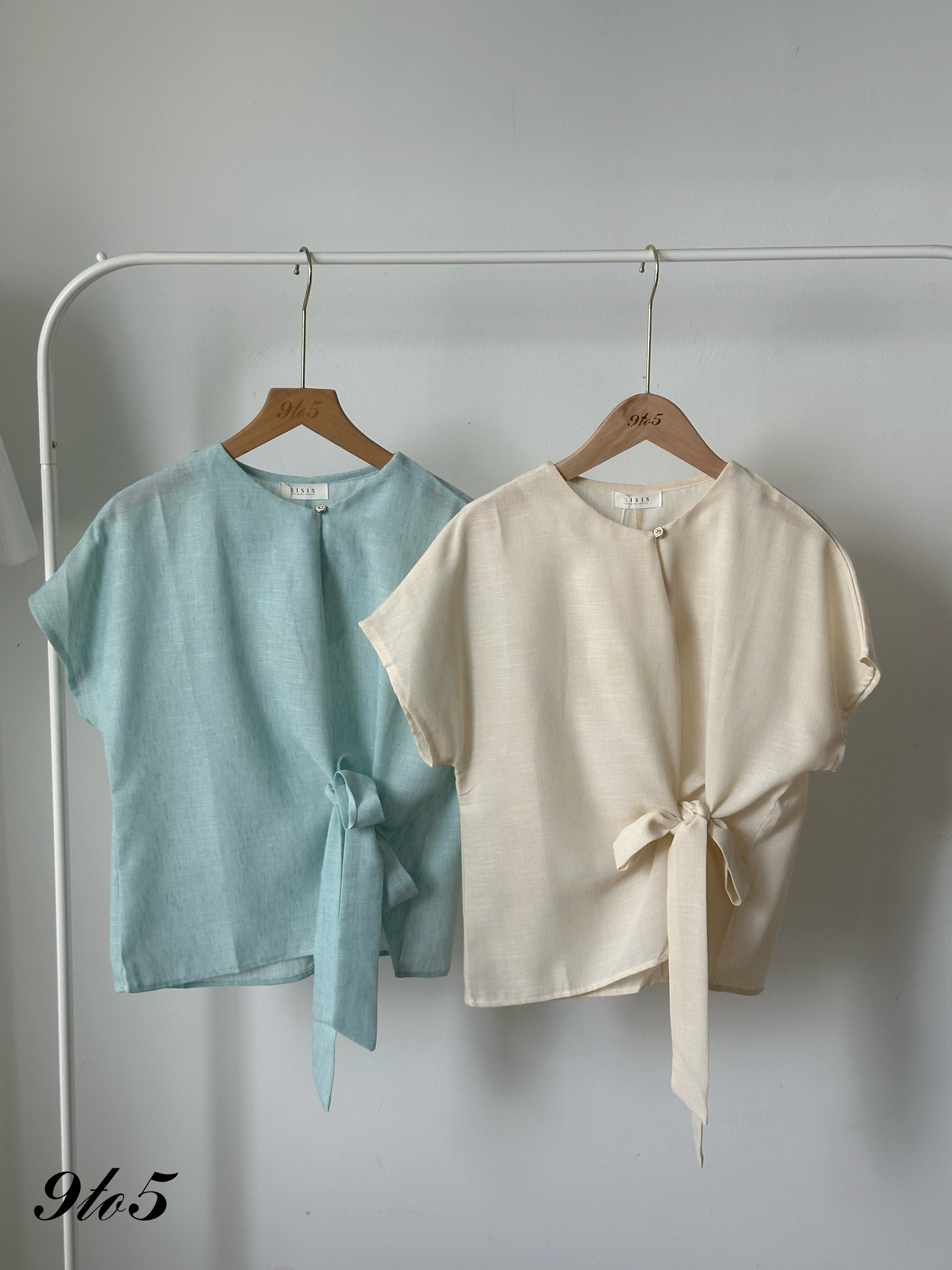T4211 Tie Waist Top - 4 Colors