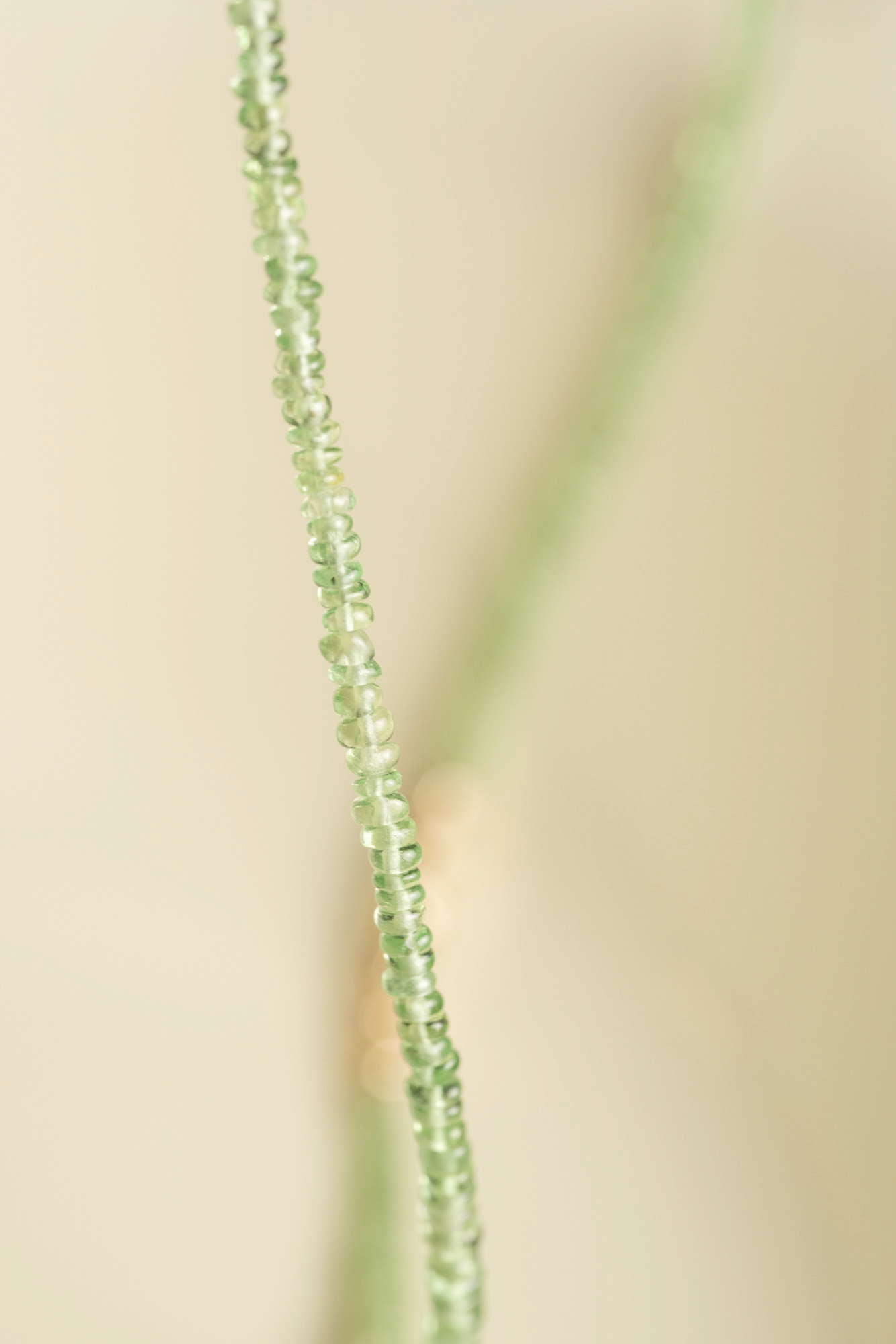 沙弗萊石鎖骨鏈/頸鏈 - Tsavorite necklace