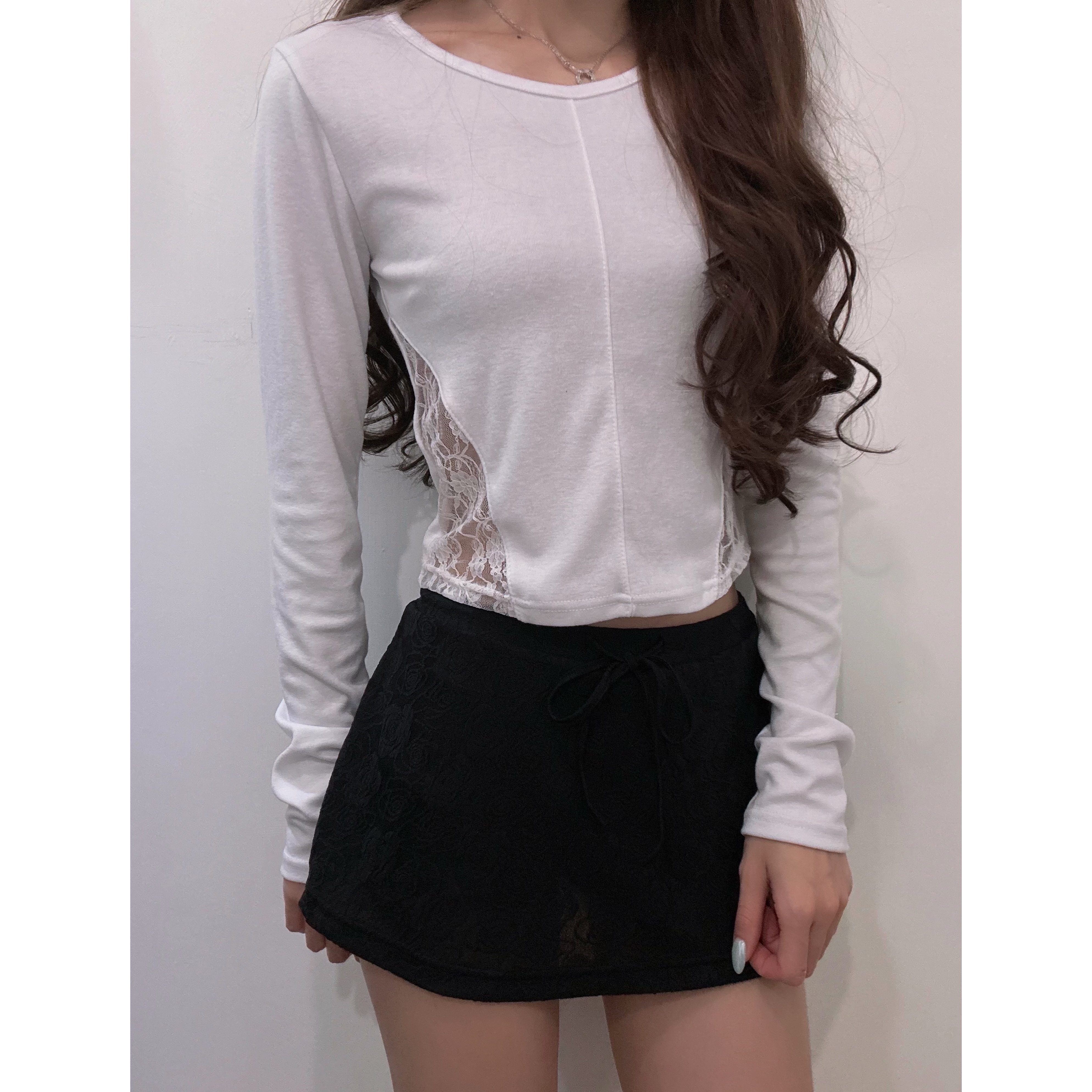 優惠價10月3截單🤎2609K《SIDE LACE TOP》
