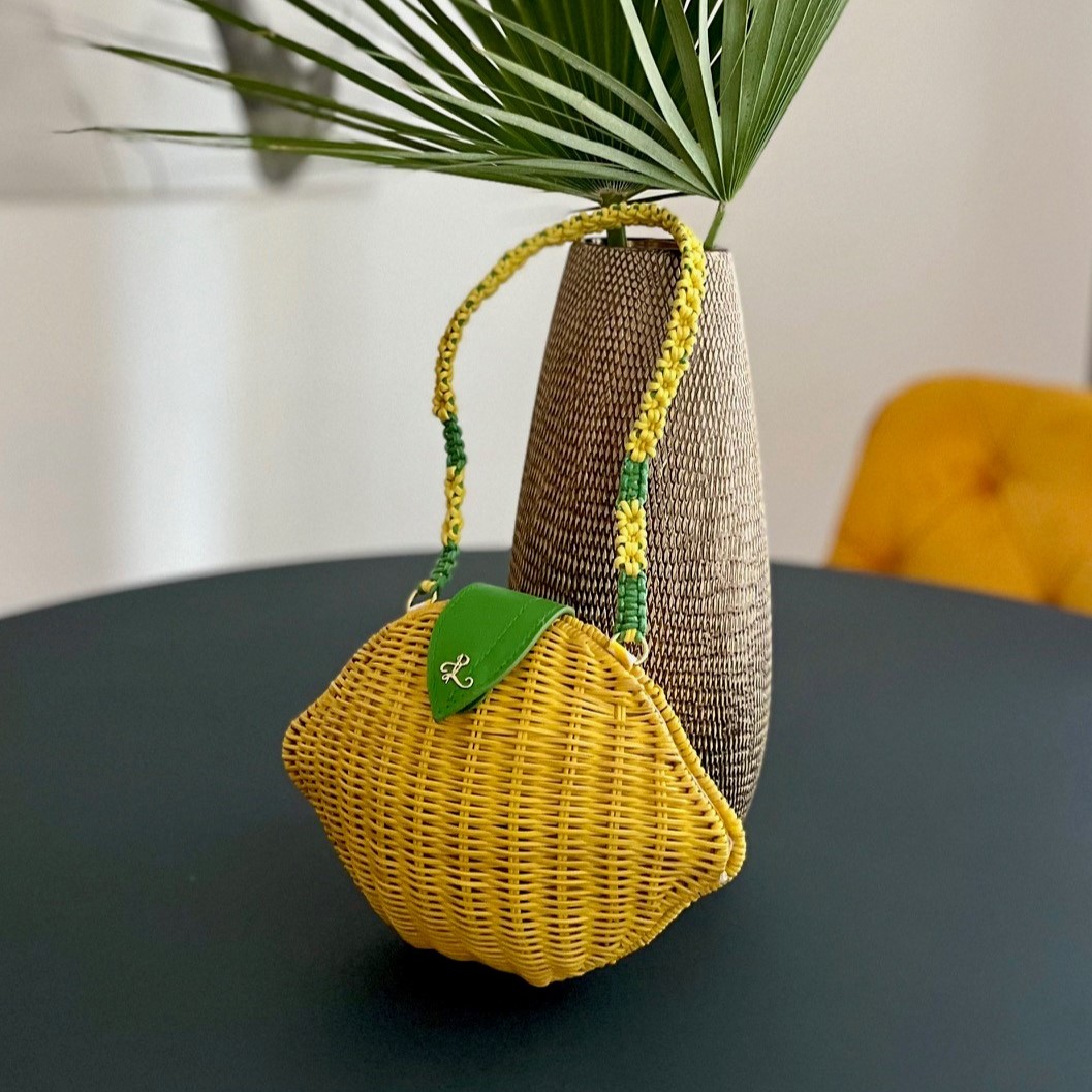 RATTAN – Summer Woven Mini Clutch