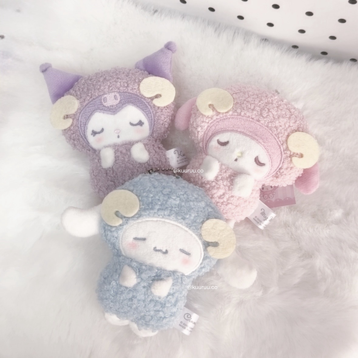 現貨｜軟綿綿小綿羊系列公仔吊飾（4款入）