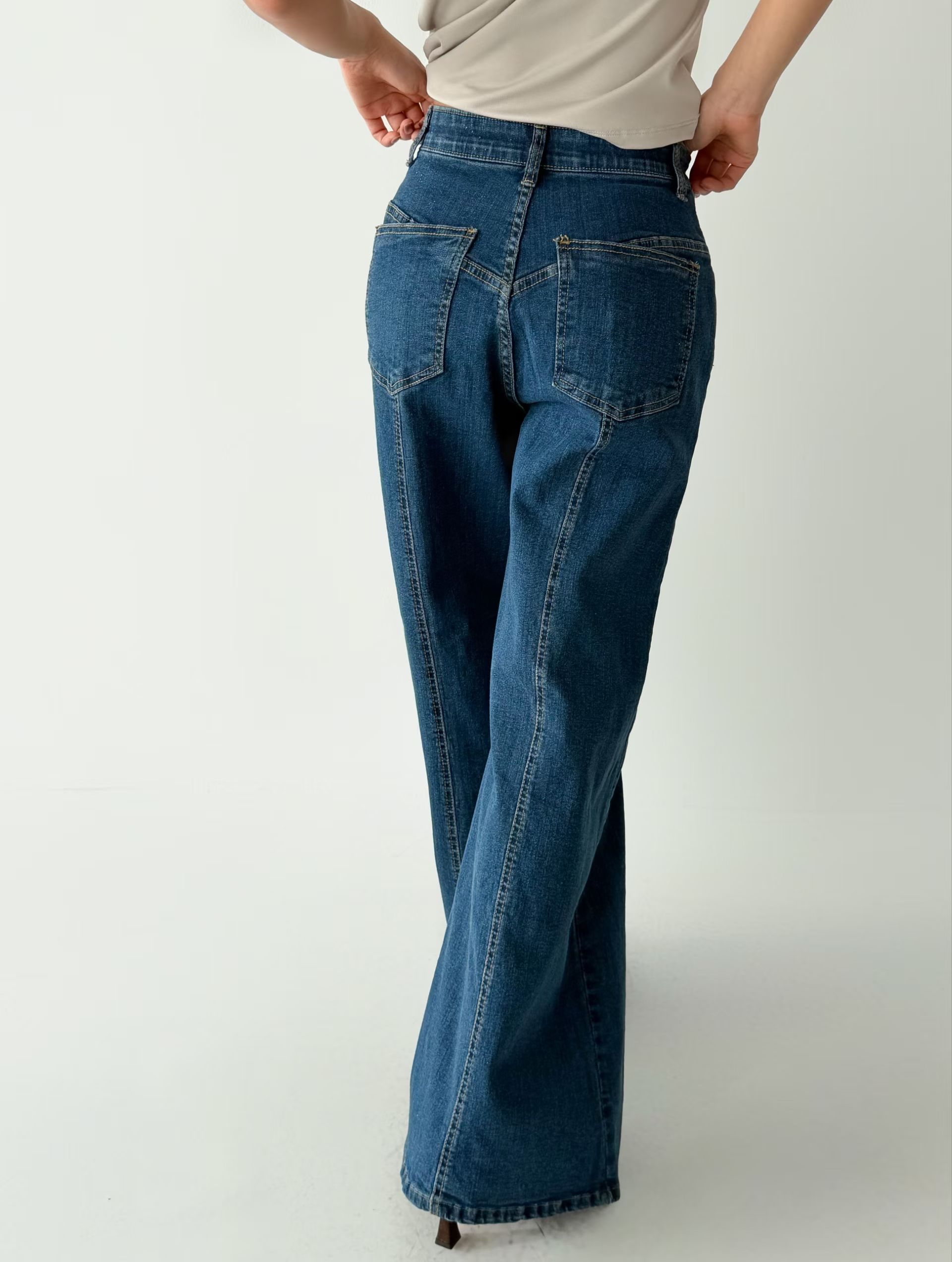 PT17 明骨線直筒牛仔