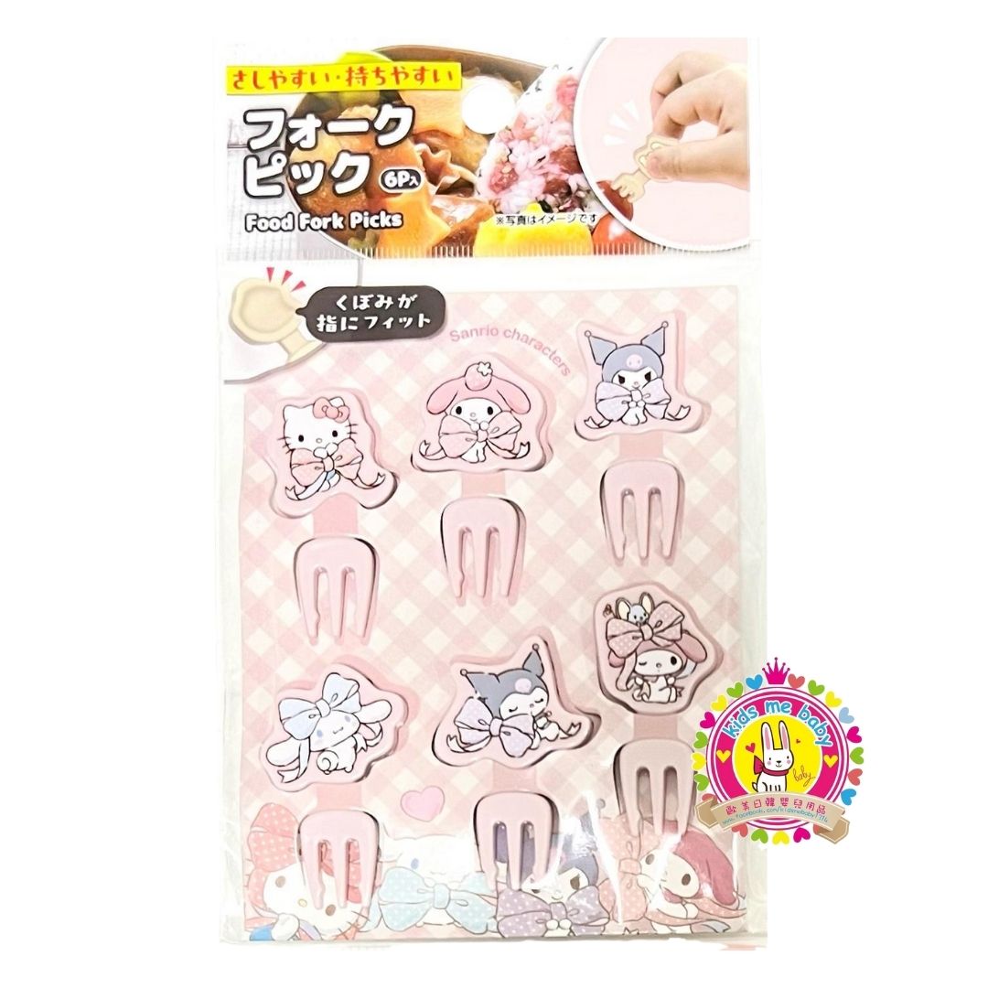 Sanrio Characters 三麗歐女角色 便當叉子食物籤 ⭐