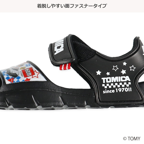 🇯🇵預訂 日本直送🇯🇵Tomica車車圖案黑色涼鞋