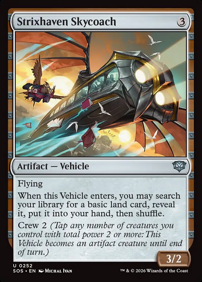 [EN] [Foil] Strixhaven Skycoach [SOS-252] U