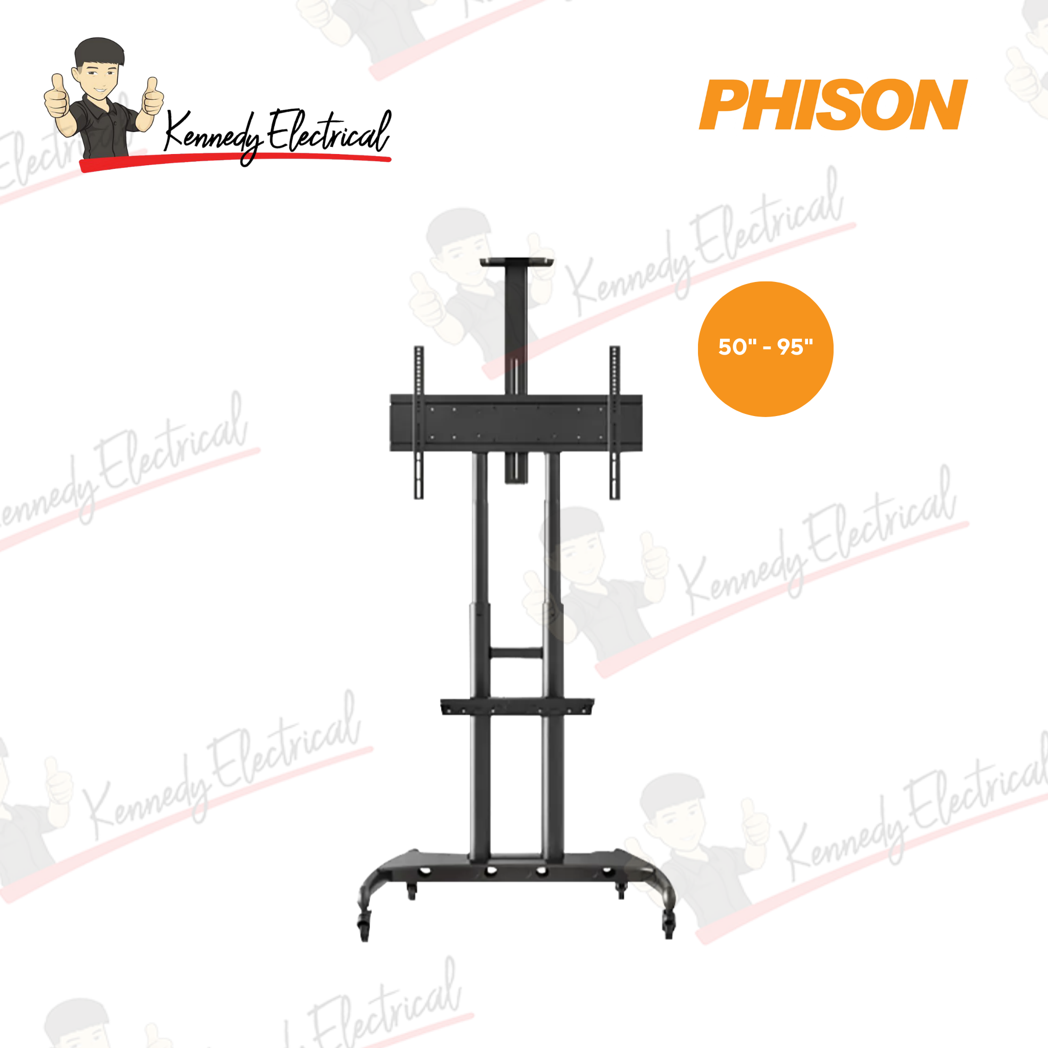 Phison 50"–95" Portable TV Bracket PM-92S