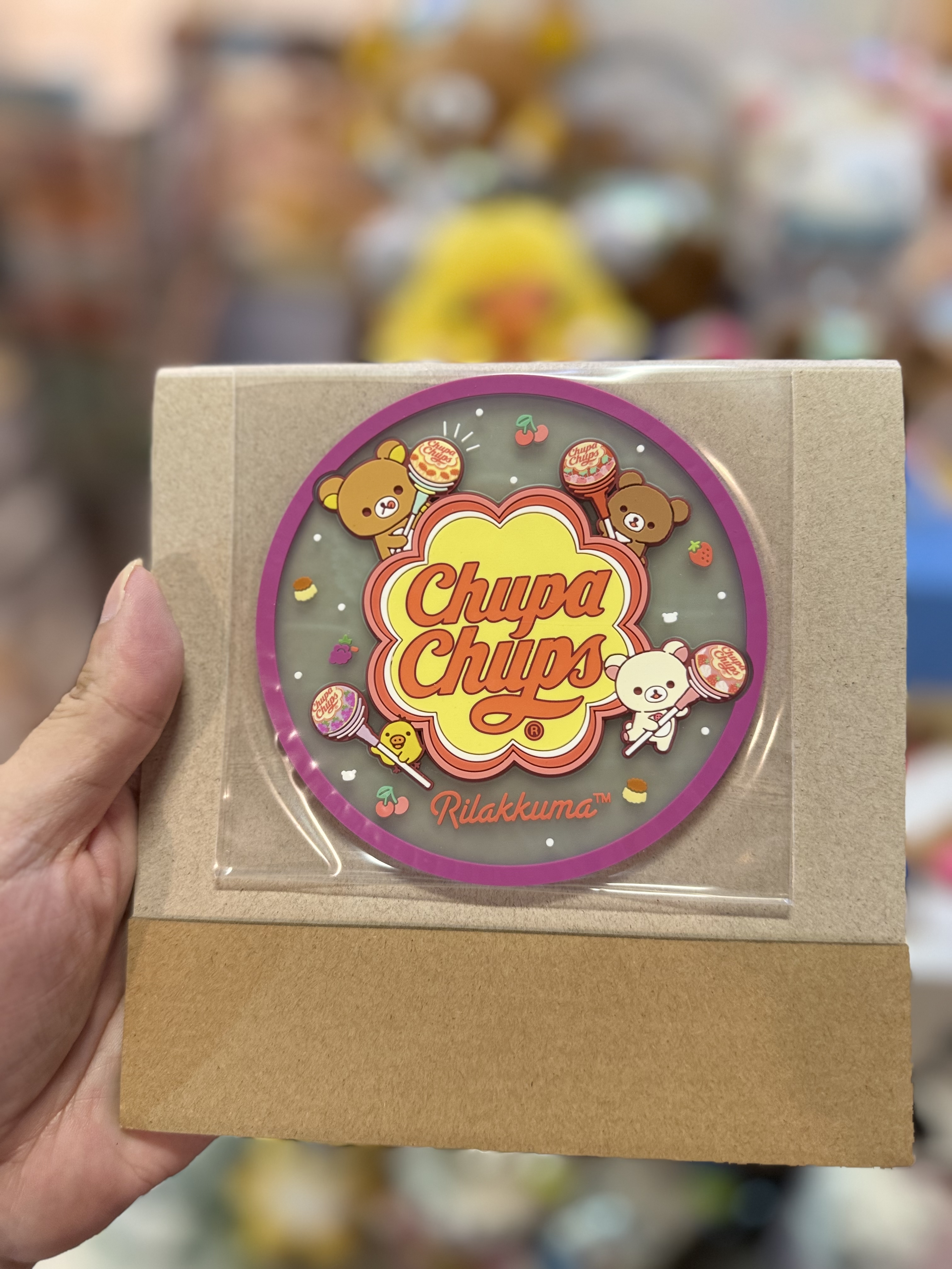 《現貨》全新日本扭蛋rilakkuma珍寶珠系列膠質杯墊