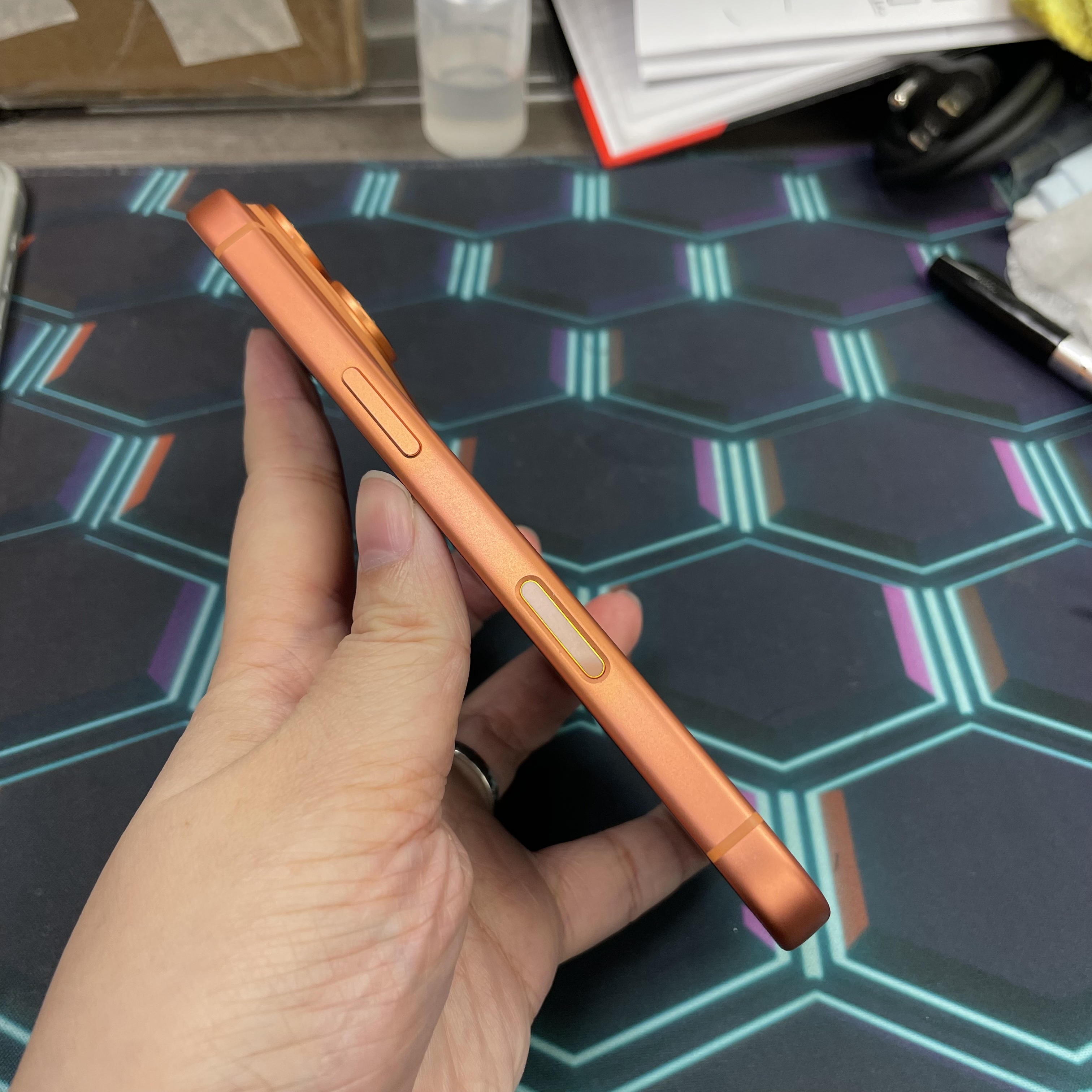 *8364 17 pro 完美機 512GB 電98 橙色 orange
