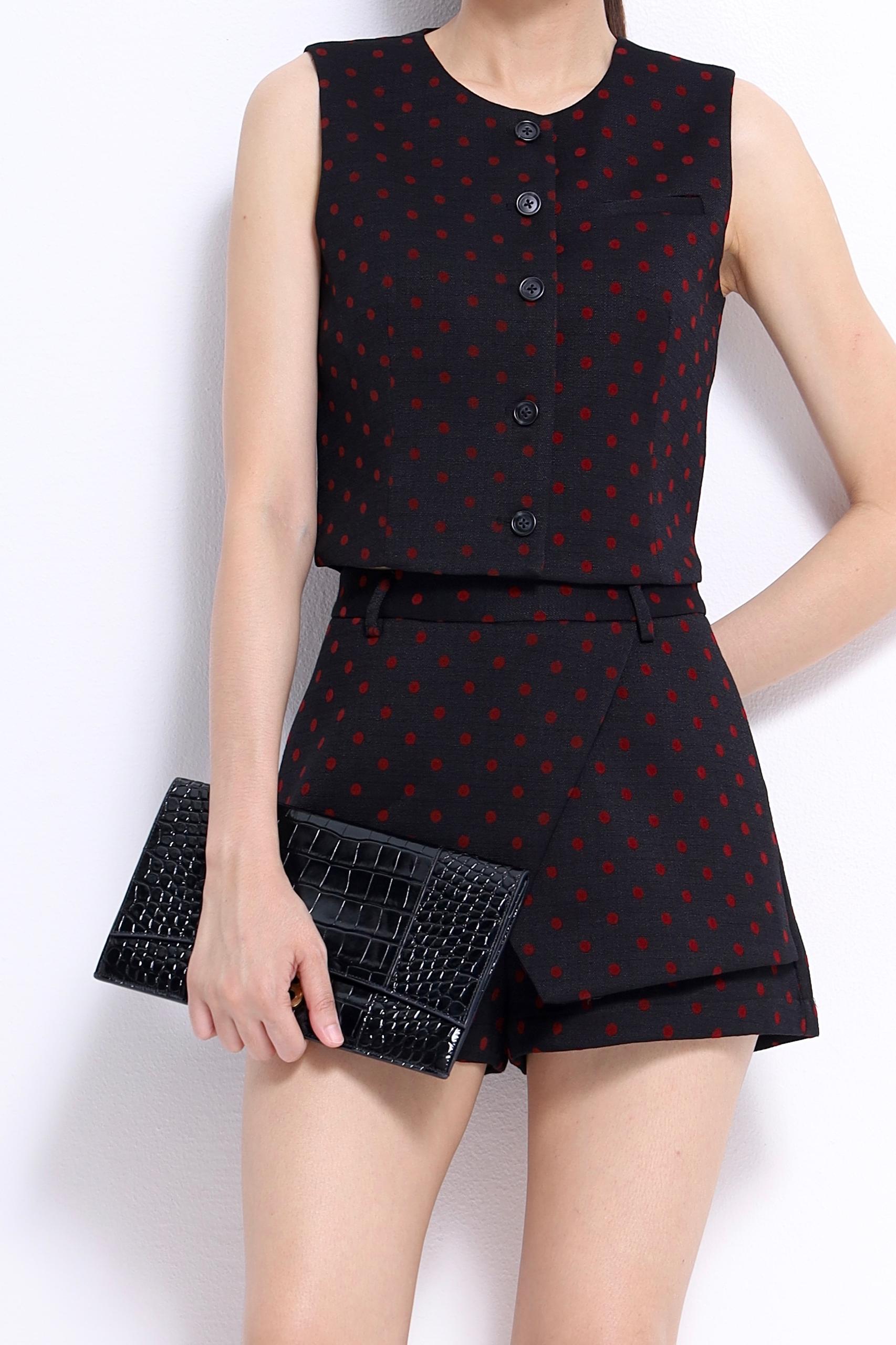 CP1653 OVERLAP ASYMMETRICAL SKORT