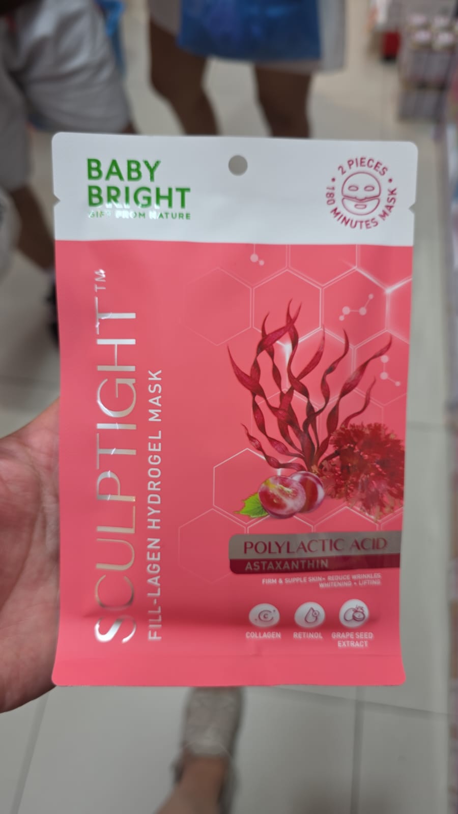 Baby Bright Sculptight Fill-lagen Hydrogel Mask