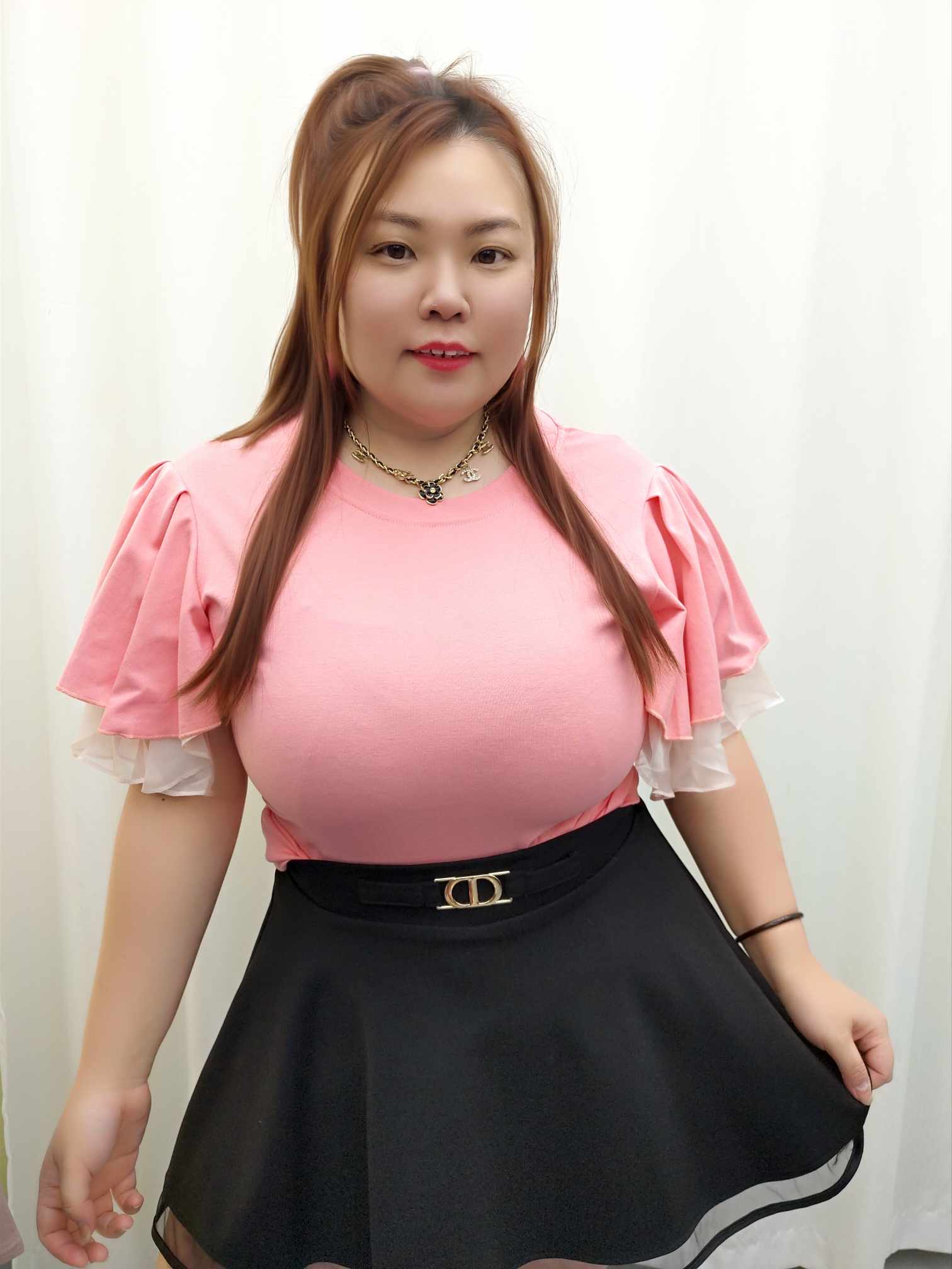 DDA11 K50006 层次袖设计款上衣