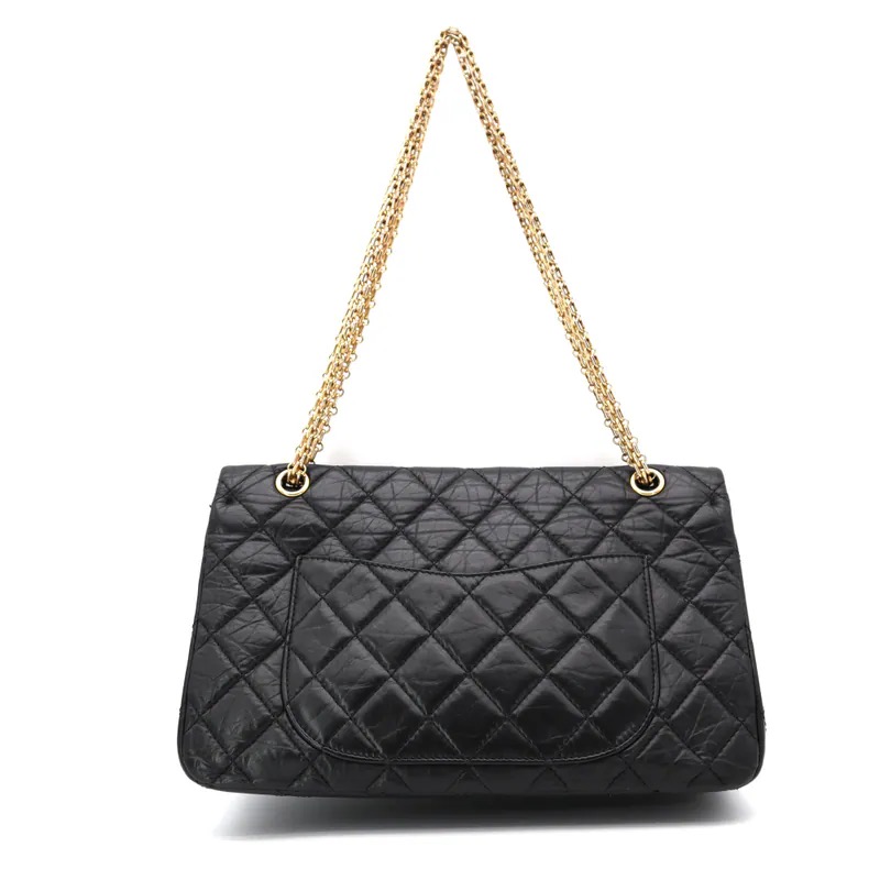 Chanel Matelasse 2.55 Maxi Double Flap Double Chain Shoulder Bag