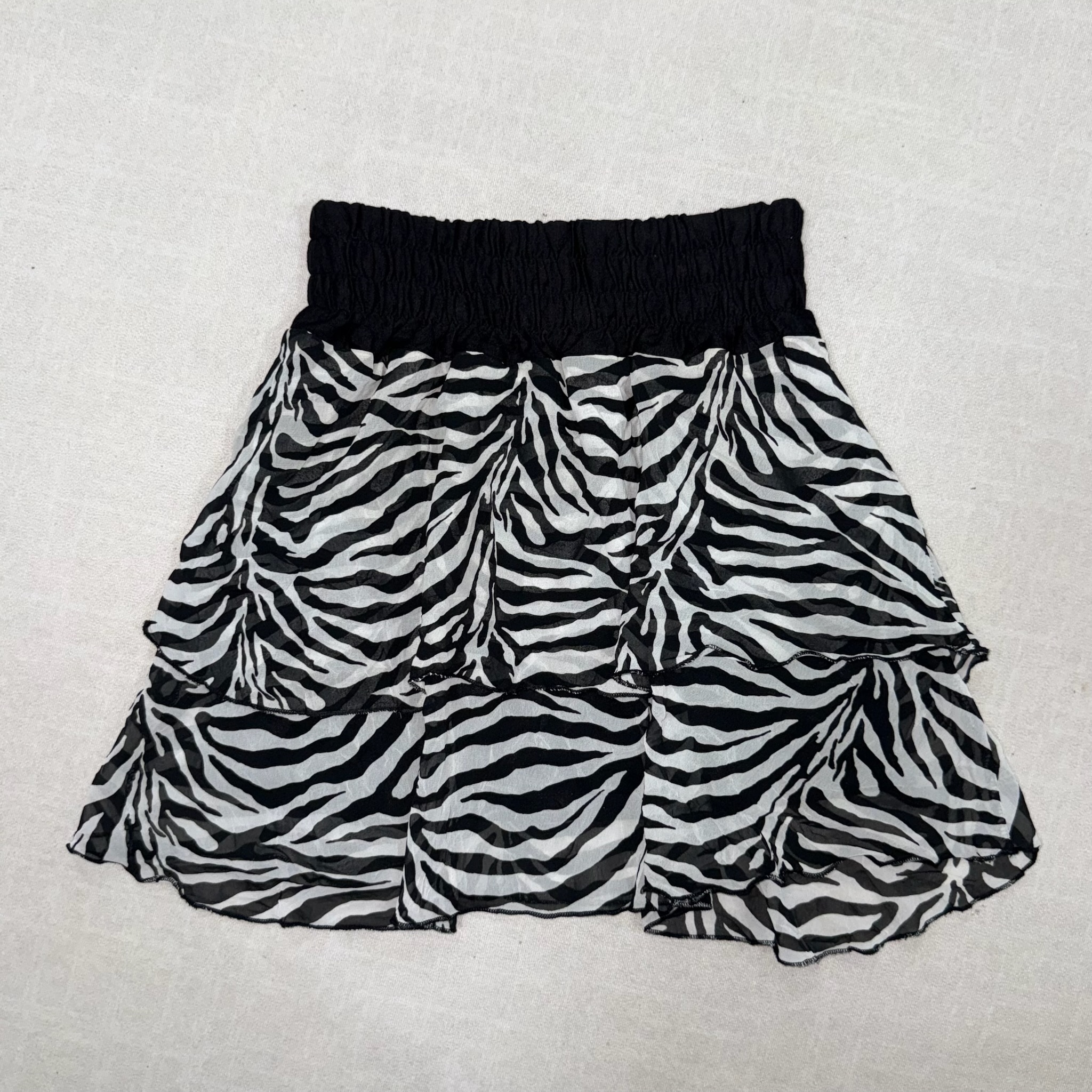 Zebra Print Skirt
