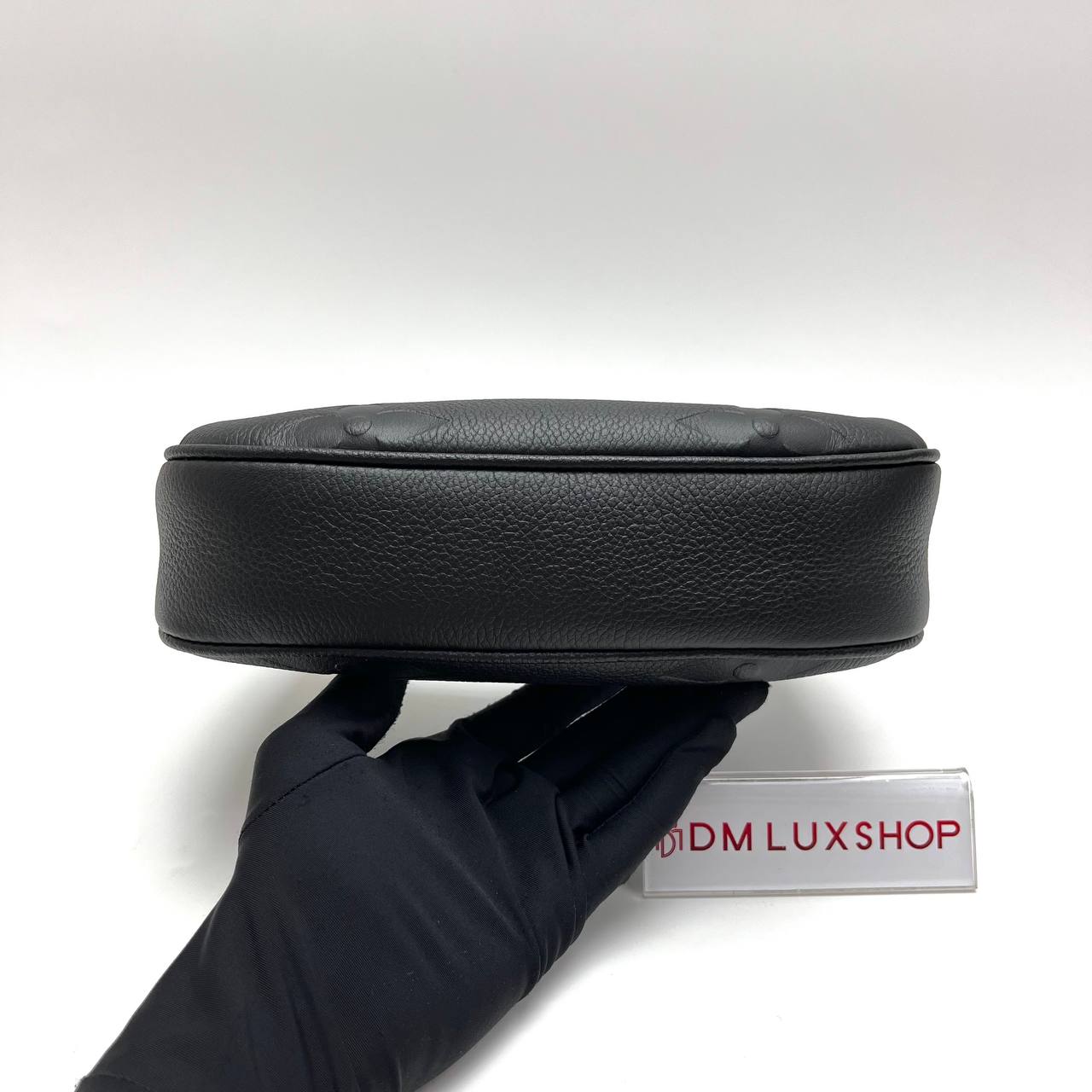 LV Black Empreinte Monogram Mini Moon Bag