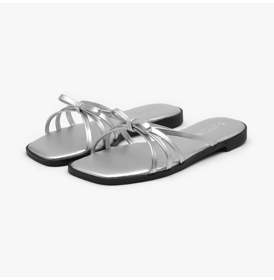 [代購] Sappun Raperin Ribbon Slippers (1cm)