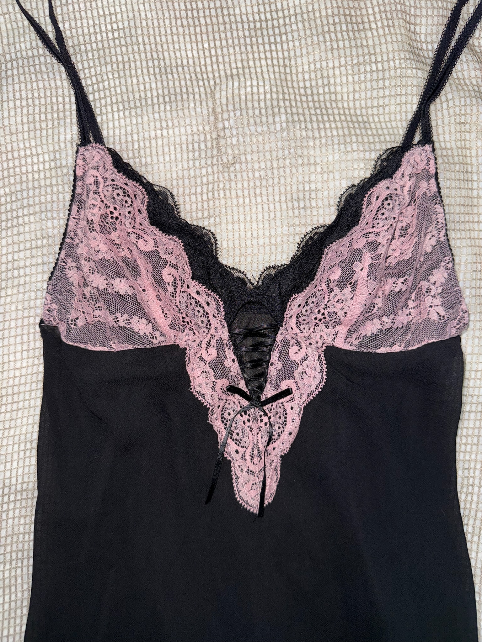 Dark Coquette Aesthetic Lace Lingerie Dress