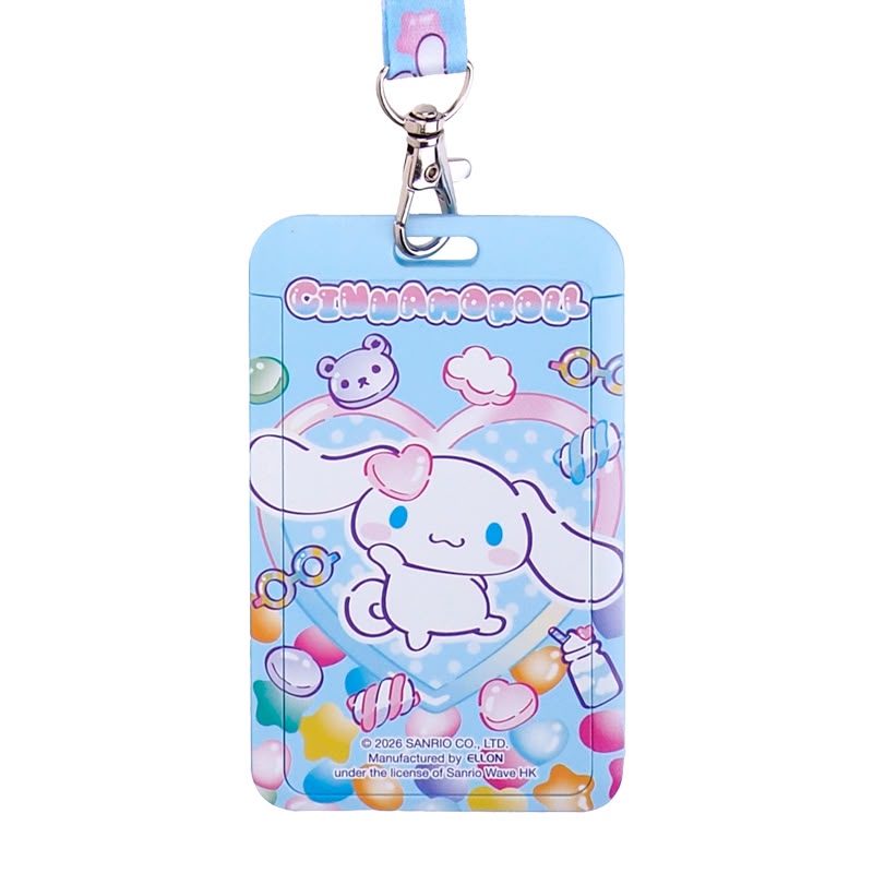 Cinnamoroll Plastic Card Holder w/ Neck Strap 証件套連頸繩