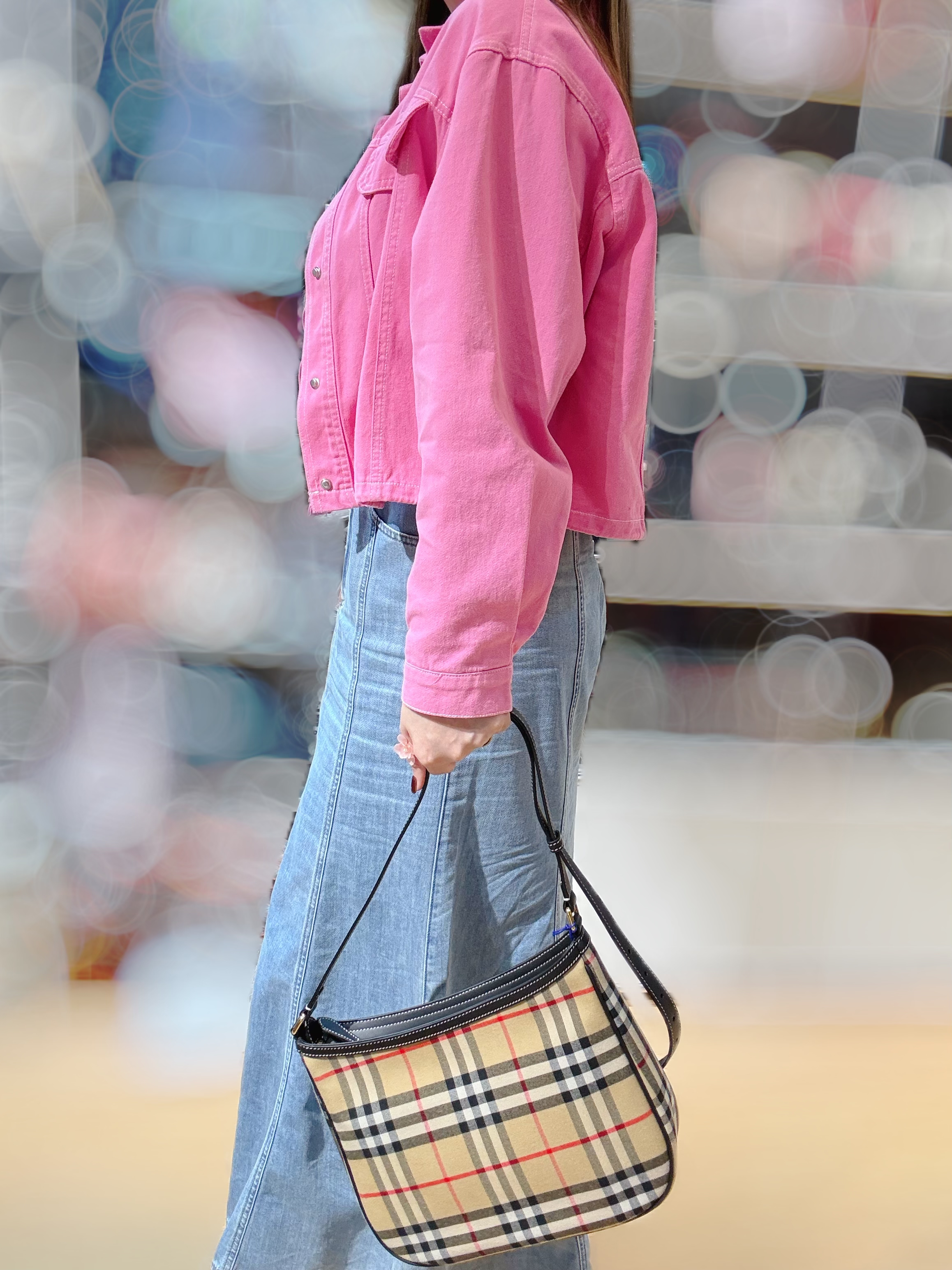 Burberry hobo archive beich check