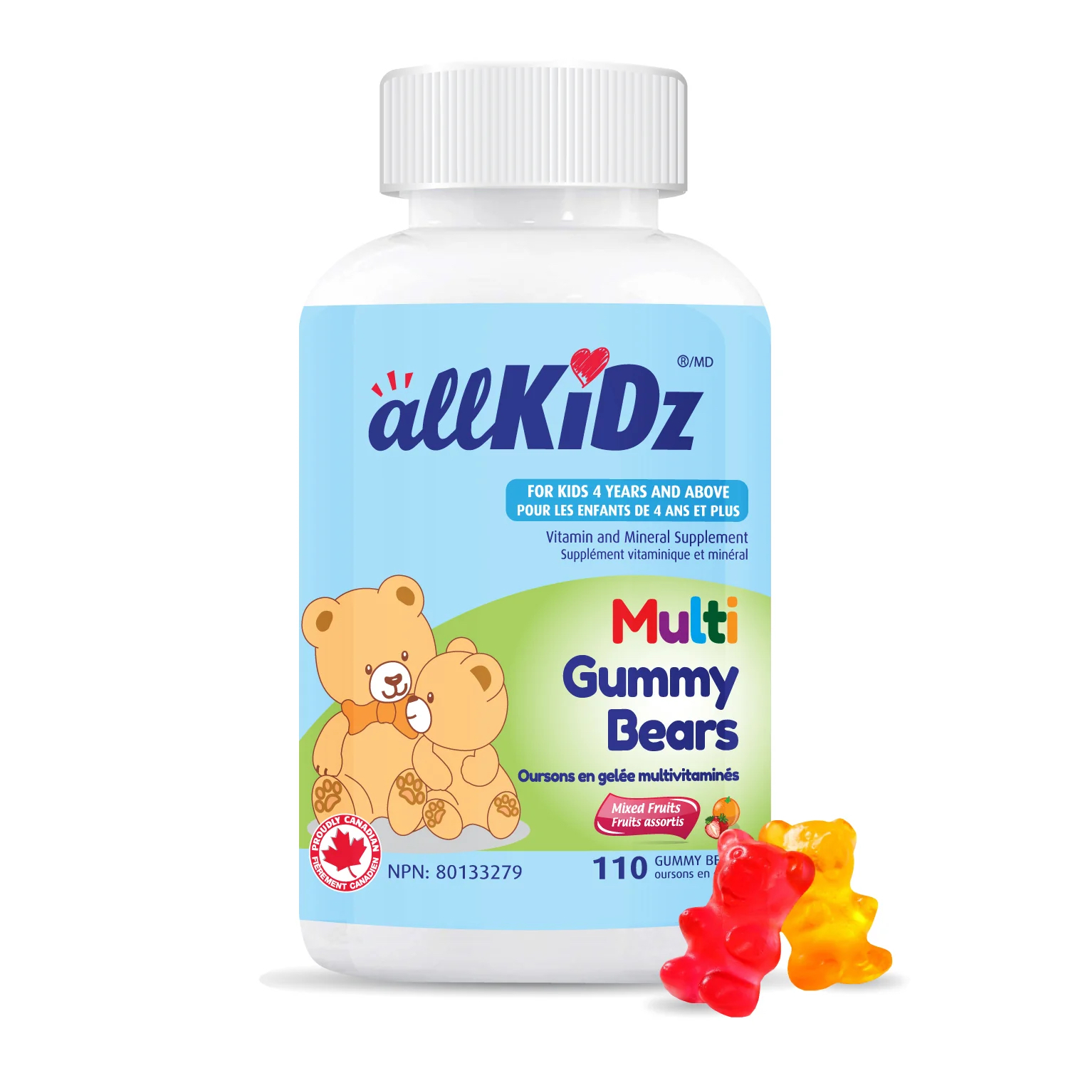 加拿大直送  【孩子營養滿分💯】AllKidz兒童綜合維生素🧸 