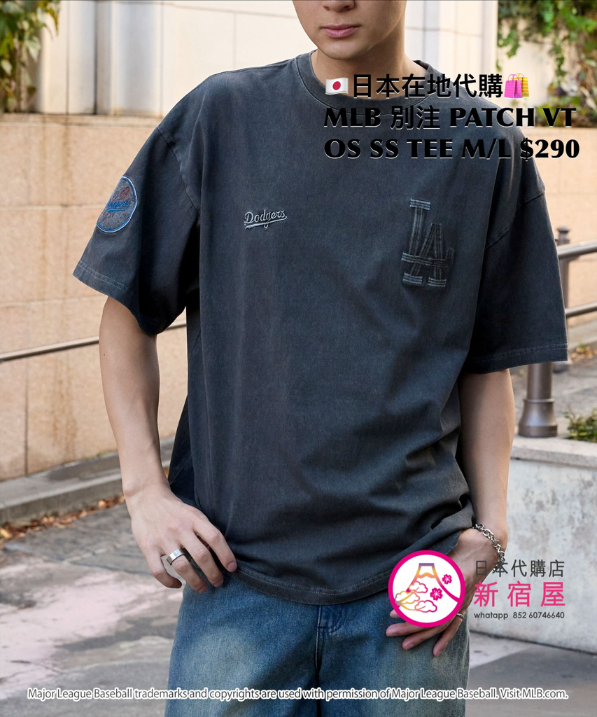 MLB 別注 PATCH VINTAGE OVERSIZED SS T-SHIRT