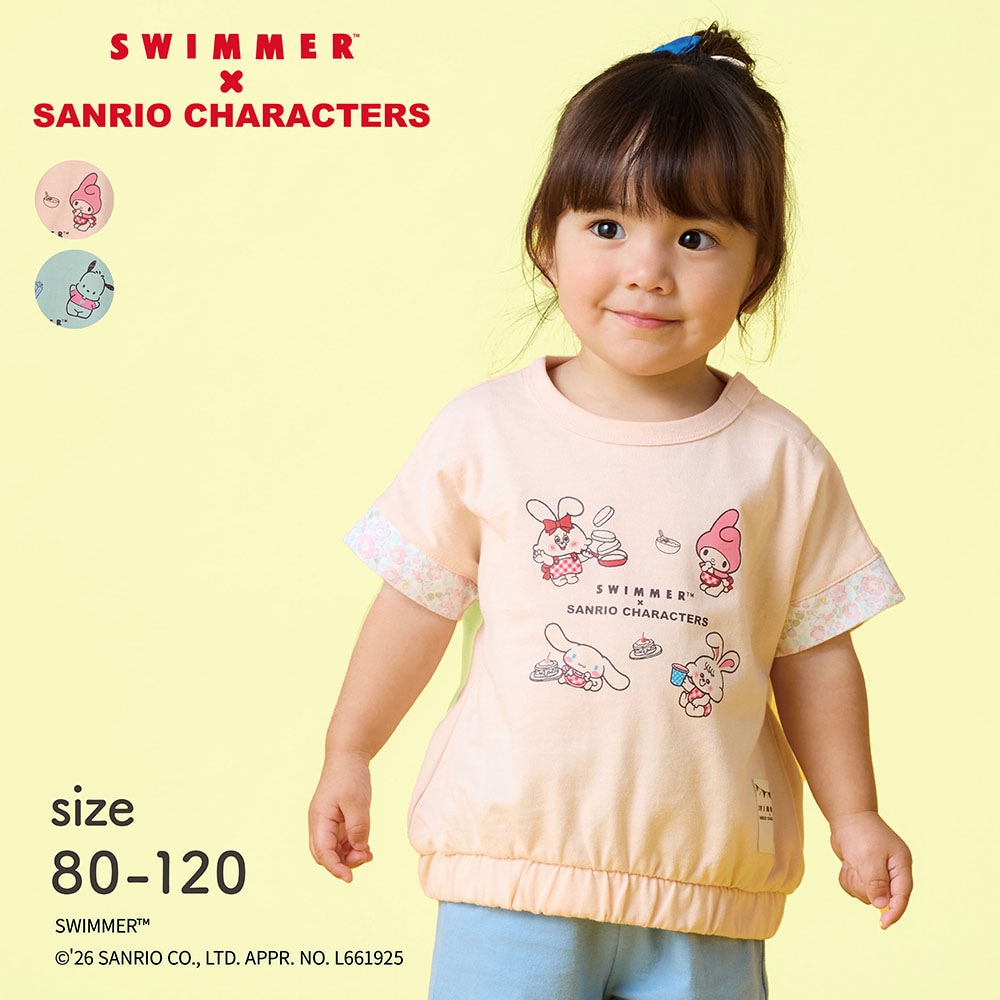 🆕【⭐訂購⭐】  🇯🇵日本直送 🌀SWIMMER x #Sanrio 短袖 tee［2款選］🌀 [PLBA-0032] [260304]