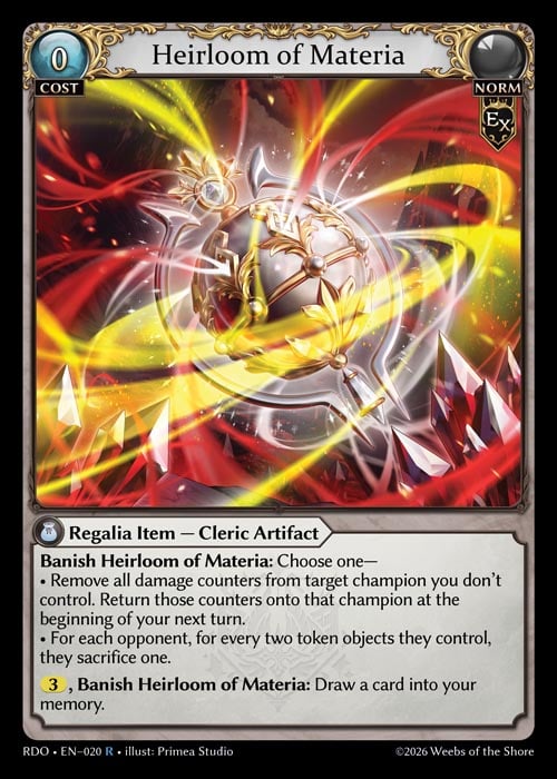 Heirloom of Materia / RDO-020 (R)