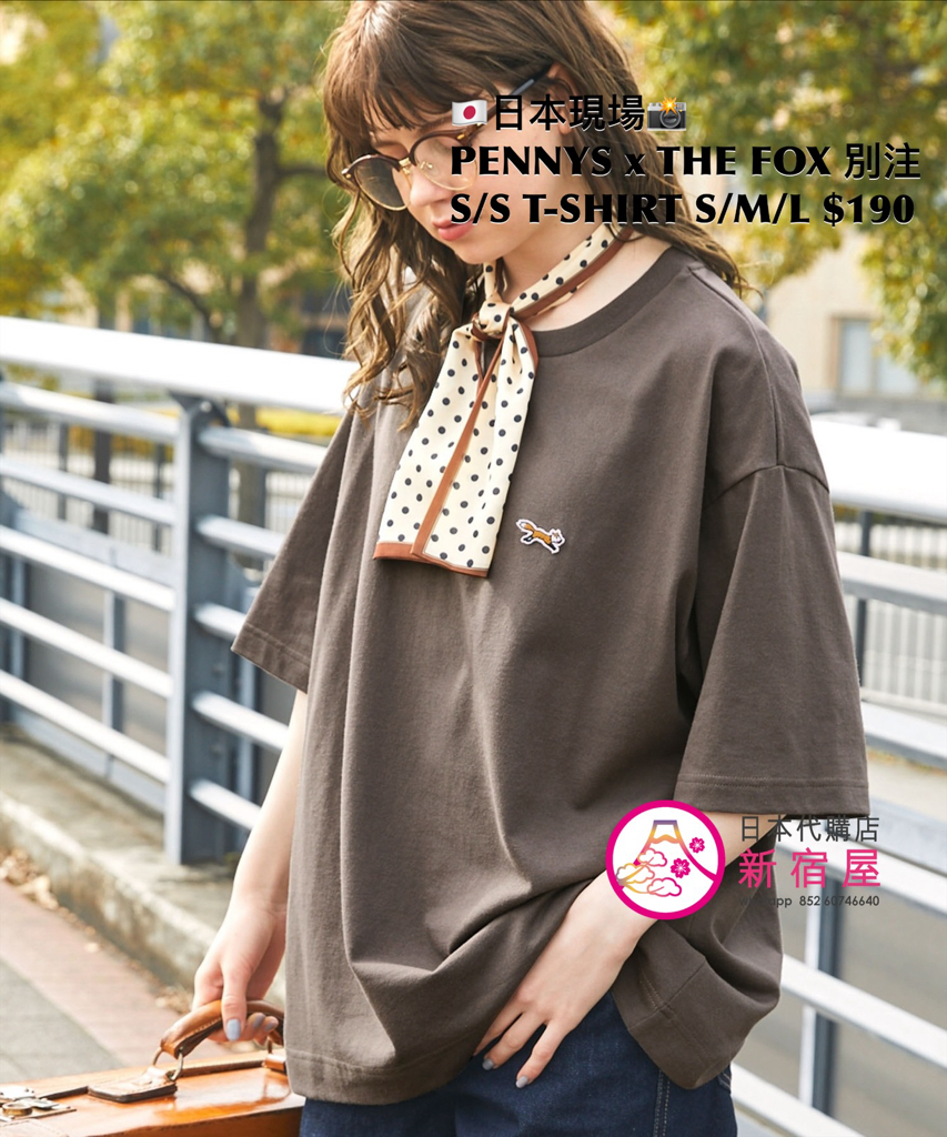 PENNYS x THE FOX 別注 S/S T-SHIRT