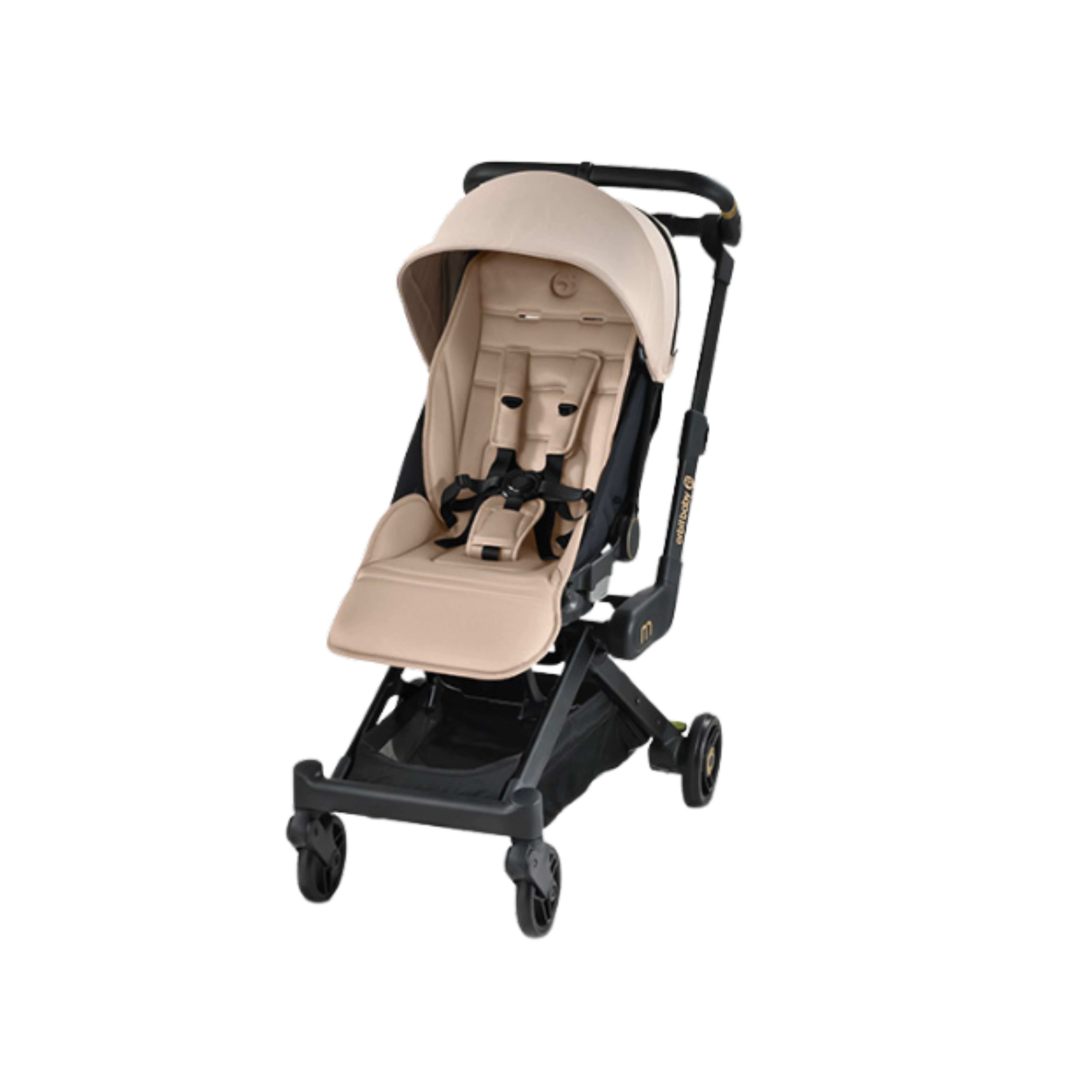 Orbit Baby M 便攜式折疊360旋轉嬰兒手推車 米色