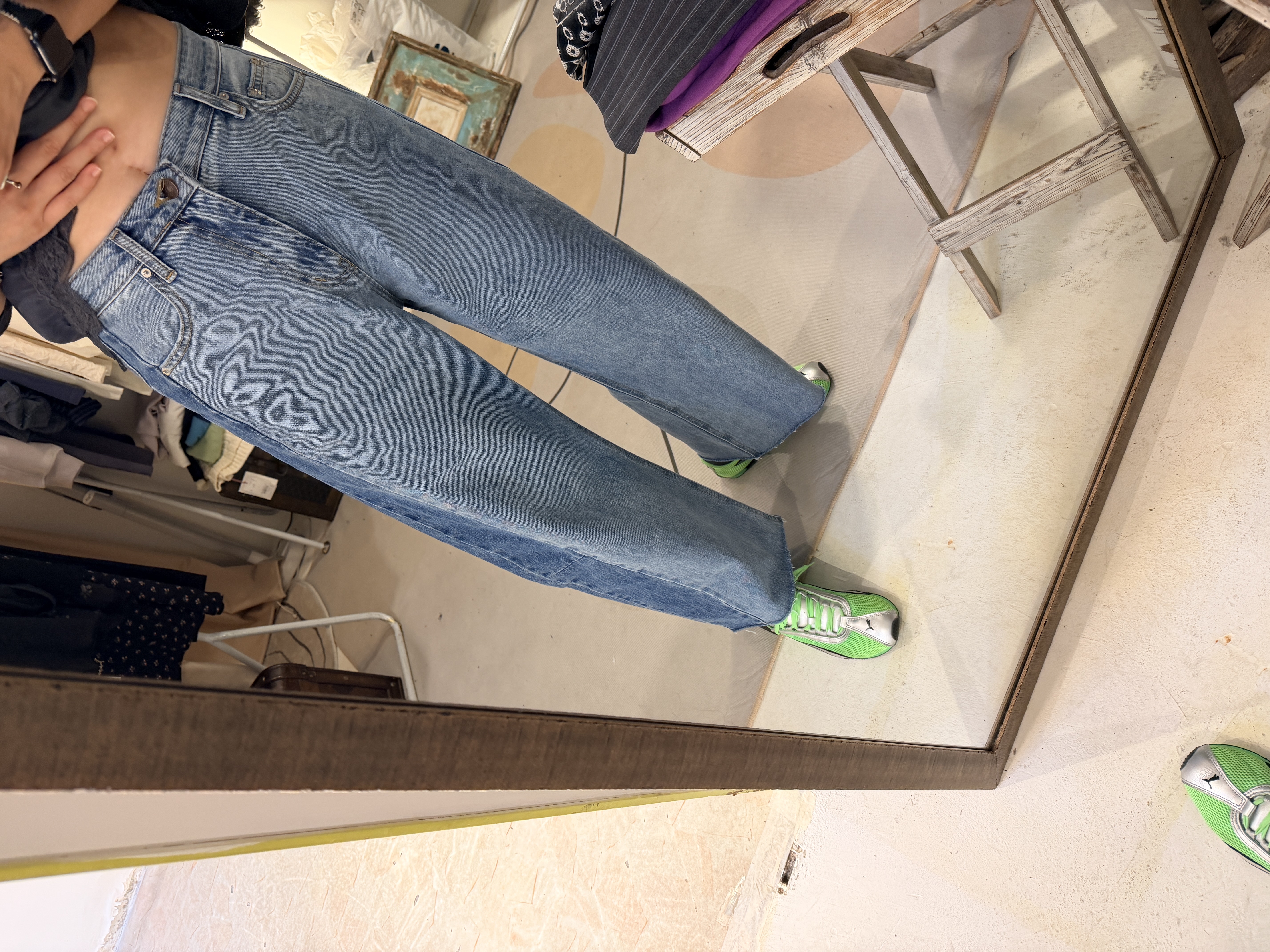 2 tone jeans