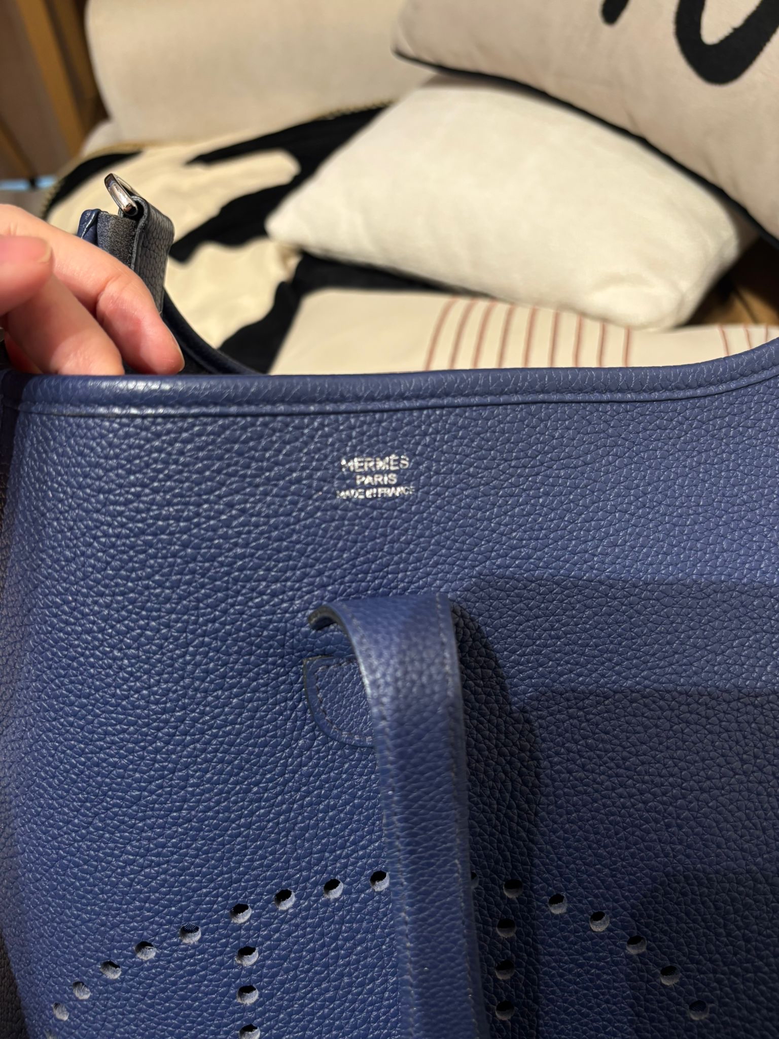 Hermes Evelyne 29 Stamp C TC粒粒牛皮 100%Authentic, 95%New ✅內袋✅肩帶✅Dust bag