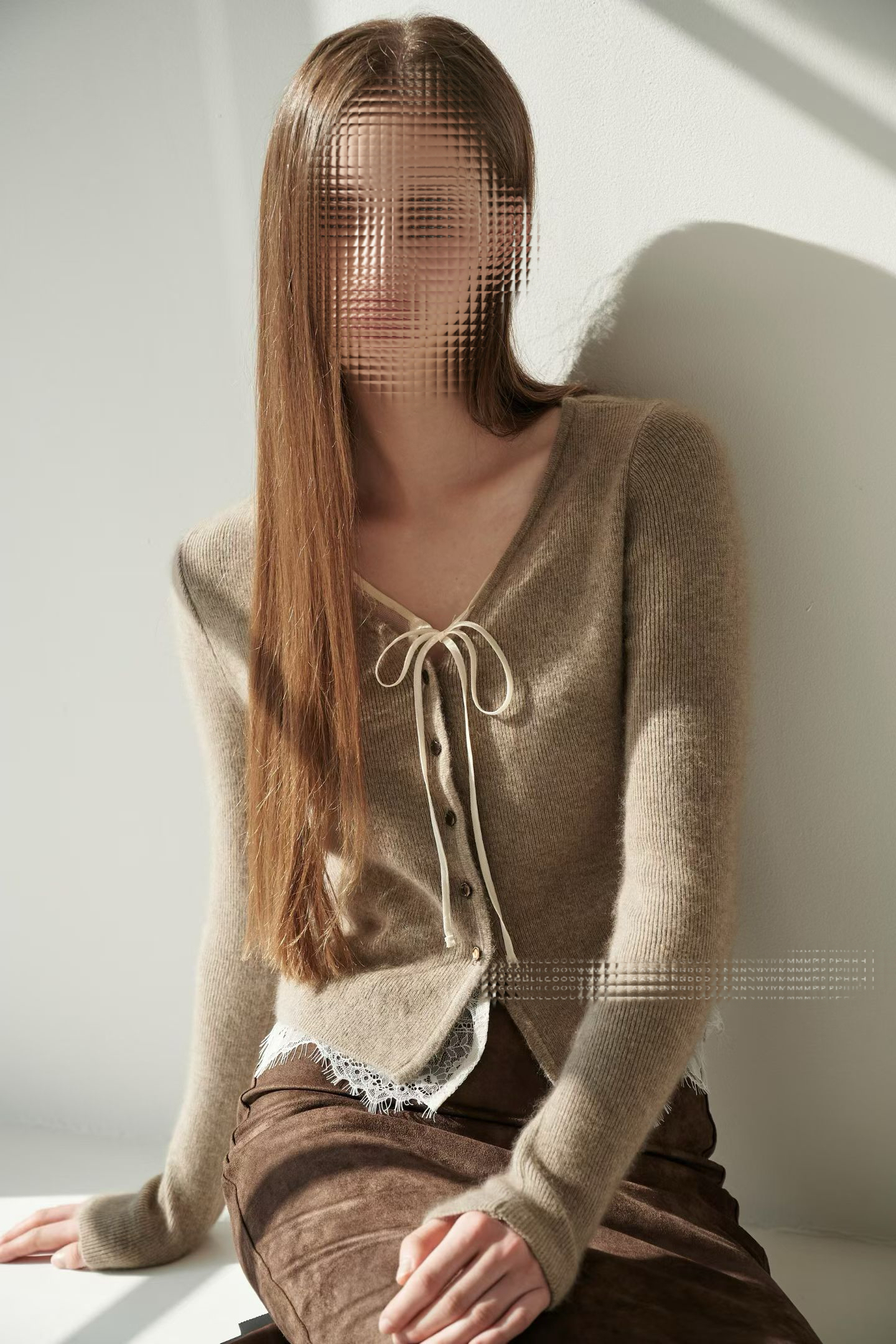 Romantic soft lace cardi