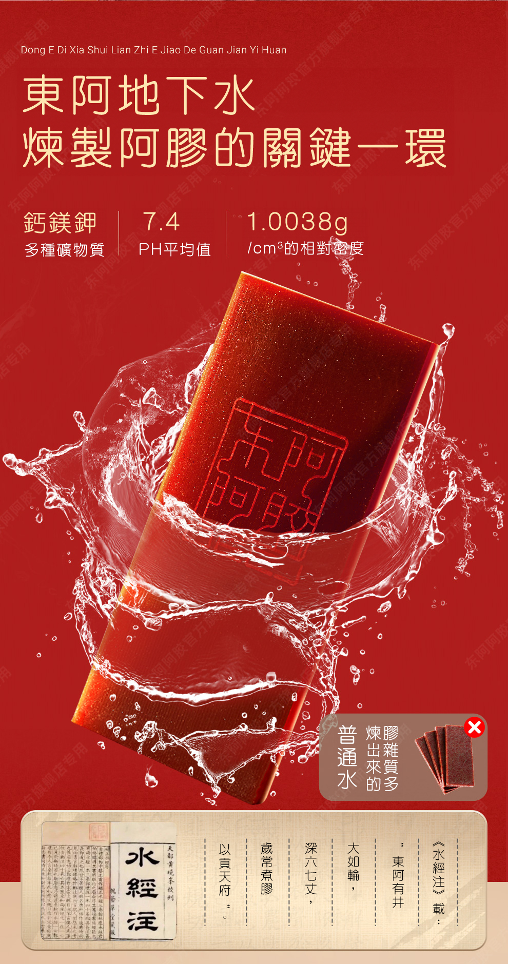 [ 即 將 推 岀 ] 東阿阿膠塊 250g (8片裝)
