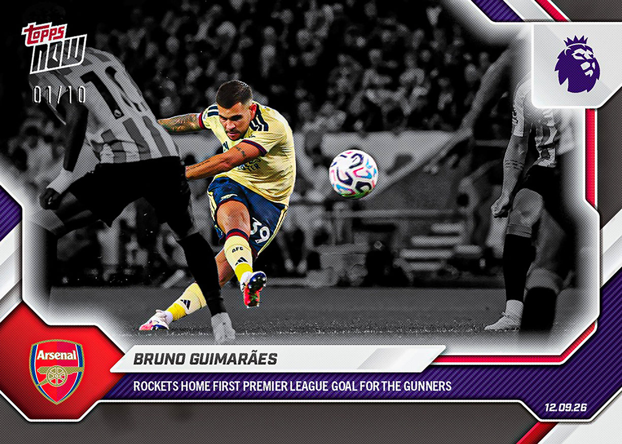 Bruno Guimarães - 2026-27 Premier League Topps NOW® #22【團購】