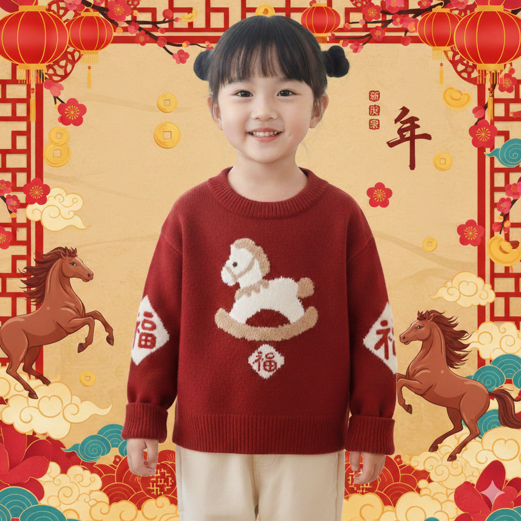 【2026馬年新春優惠】賀年童裝冷衫